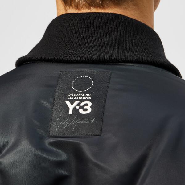 Y-3 Synthetic Y3 Men's Oversized Reversible Bomber Jacket in Black ...