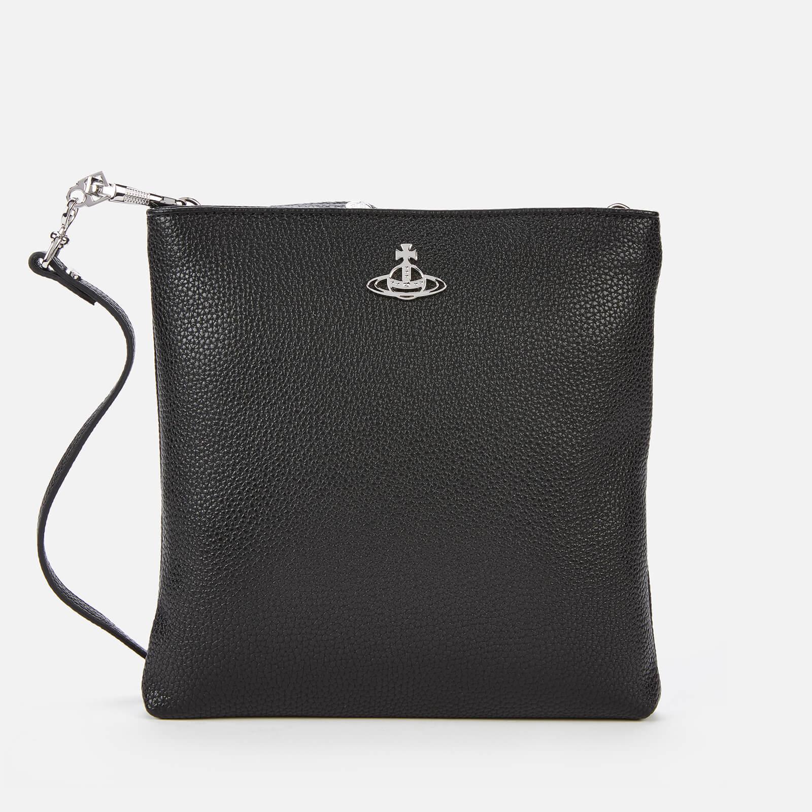 Vivienne Westwood Johanna Vegan New Square Cross Body Bag in Black