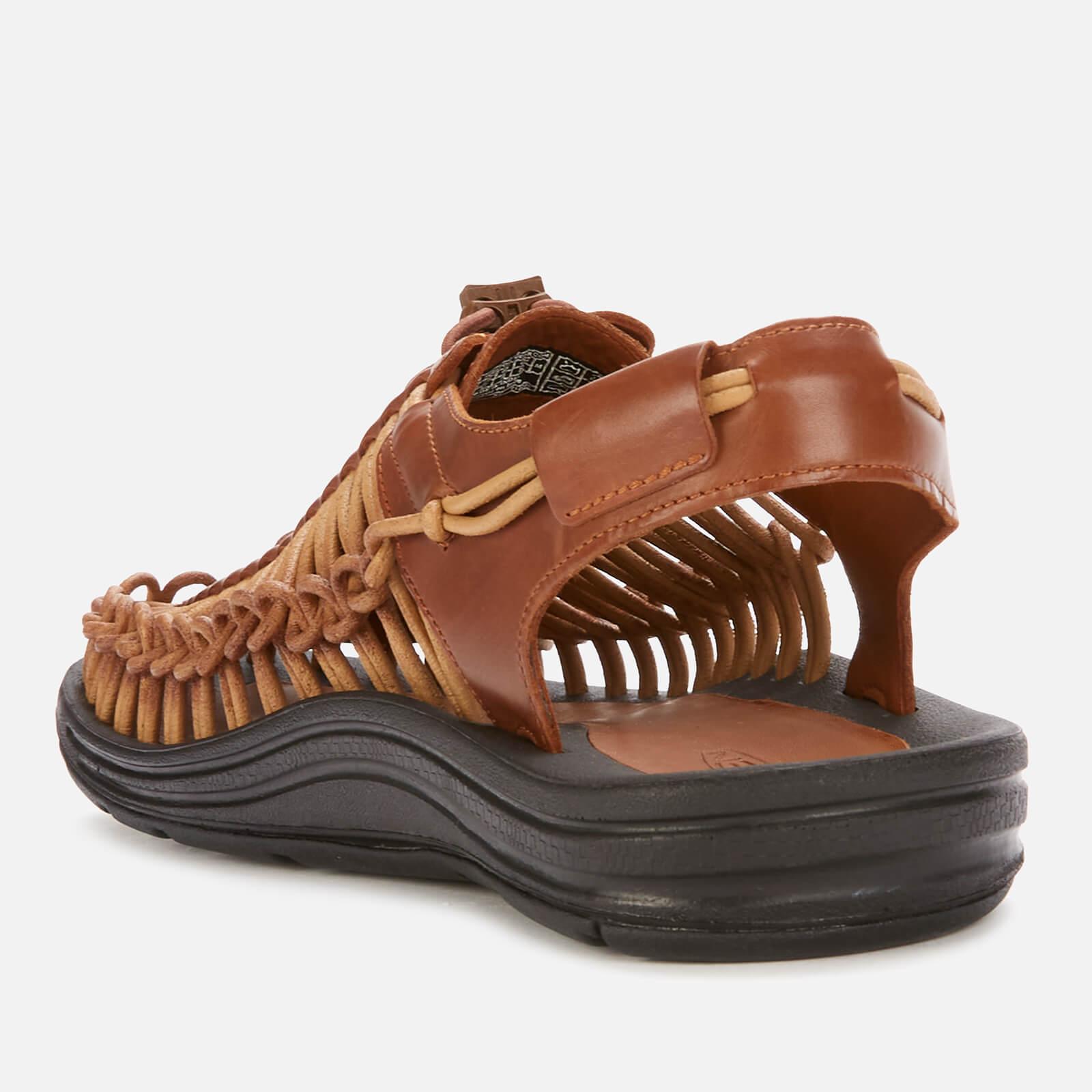 Keen Uneek Premium Leather Sandals in Brown for Men | Lyst