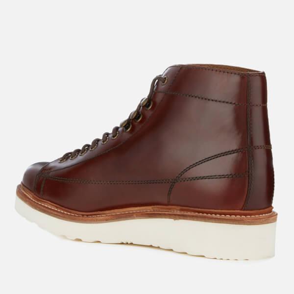 Grenson Men's Andy Leather Monkey Boots in Brown for Men | Lyst