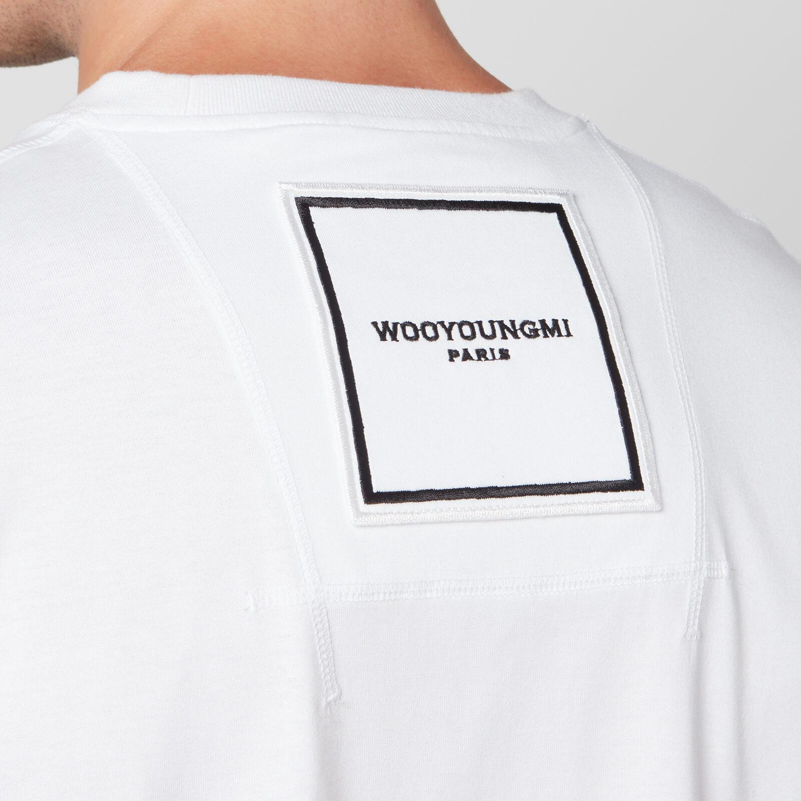 WOOYOUNGMI Logo-detailed Cotton-jersey T-shirt in White for Men | Lyst