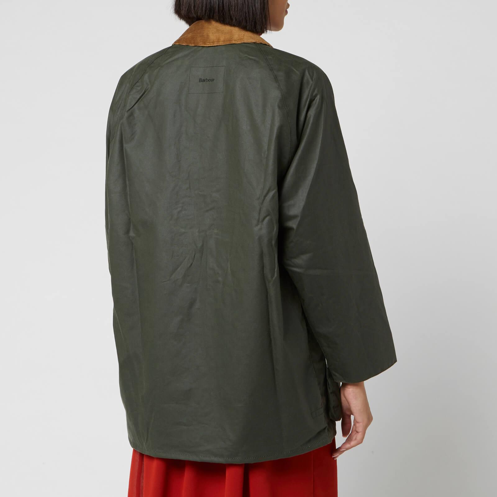 Barbour Alexa Chung Edith Wax Jacket in Green - Lyst