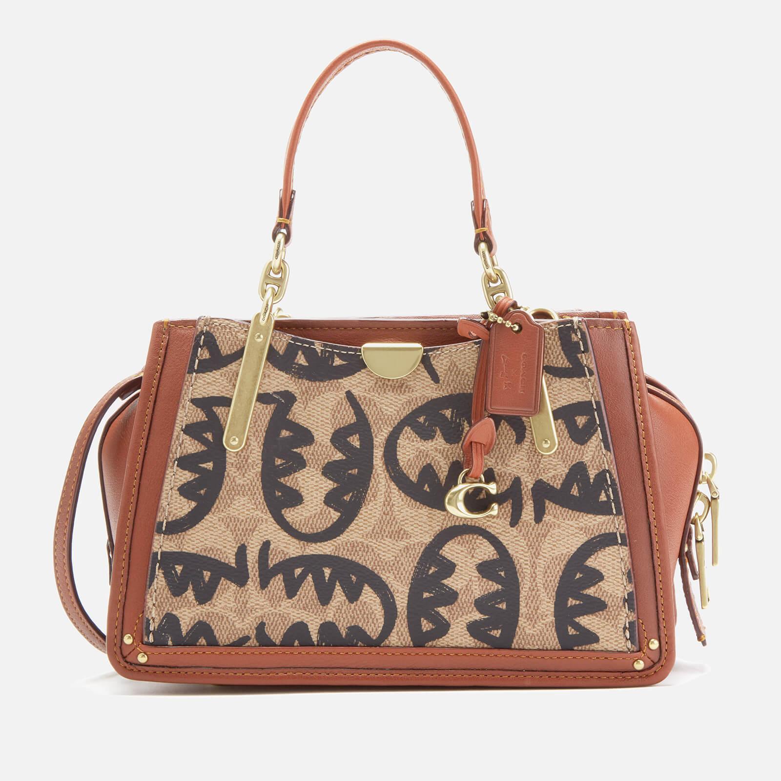 Jade Shoulder Bag In Signature Canvas With Rexy By Guang Yu 2025