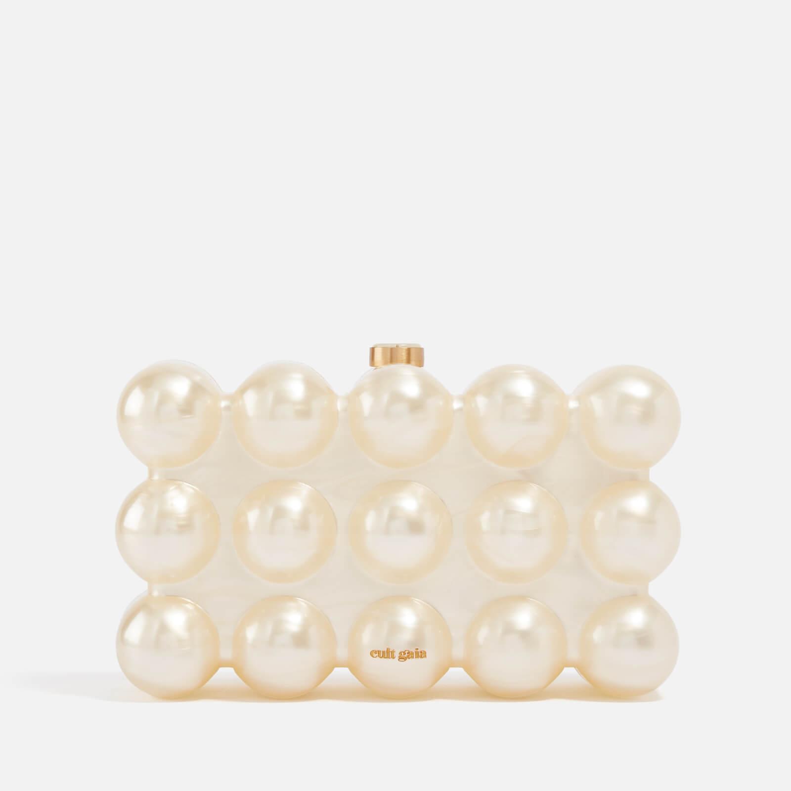 Cult Gaia The Bubble Acrylic Clutch Bag in Natural | Lyst UK