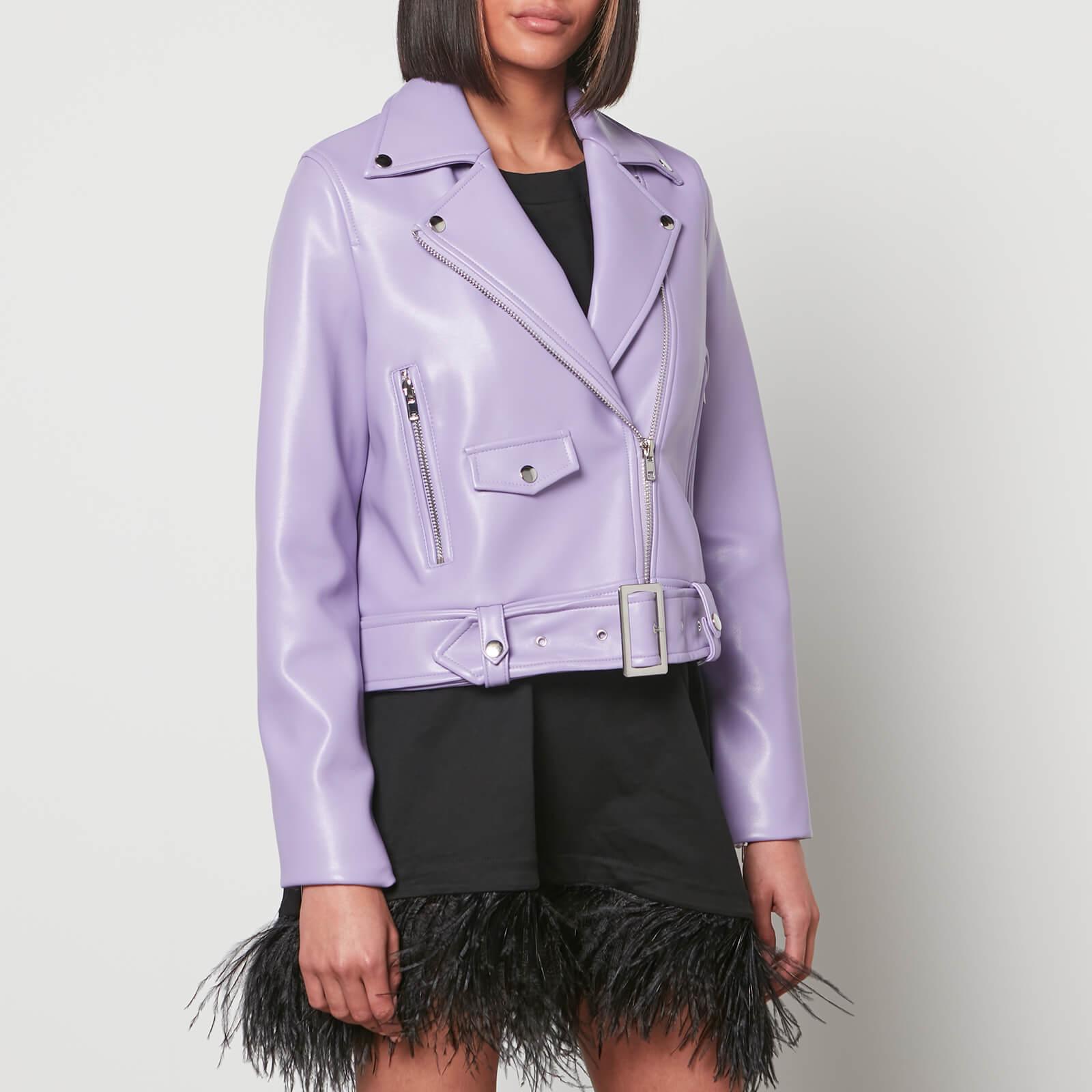 Stand Studio Esmeralda Biker Jacket in Purple | Lyst