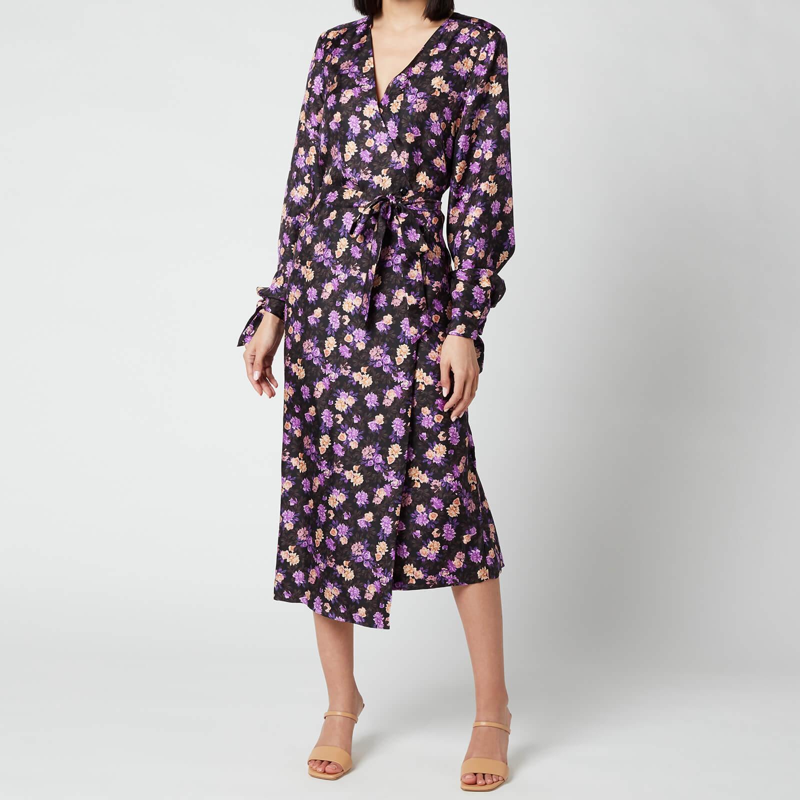 Baum und Pferdgarten Silk Ajana Wrap Dress in Purple - Lyst
