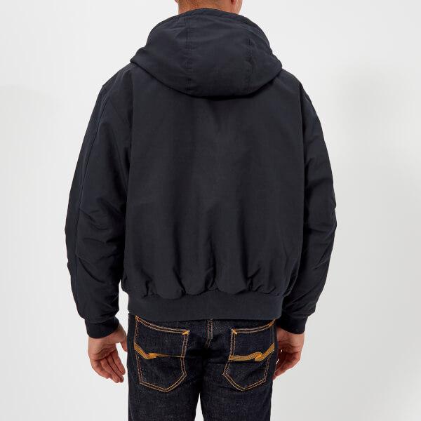 lacoste hooded bomber jacket