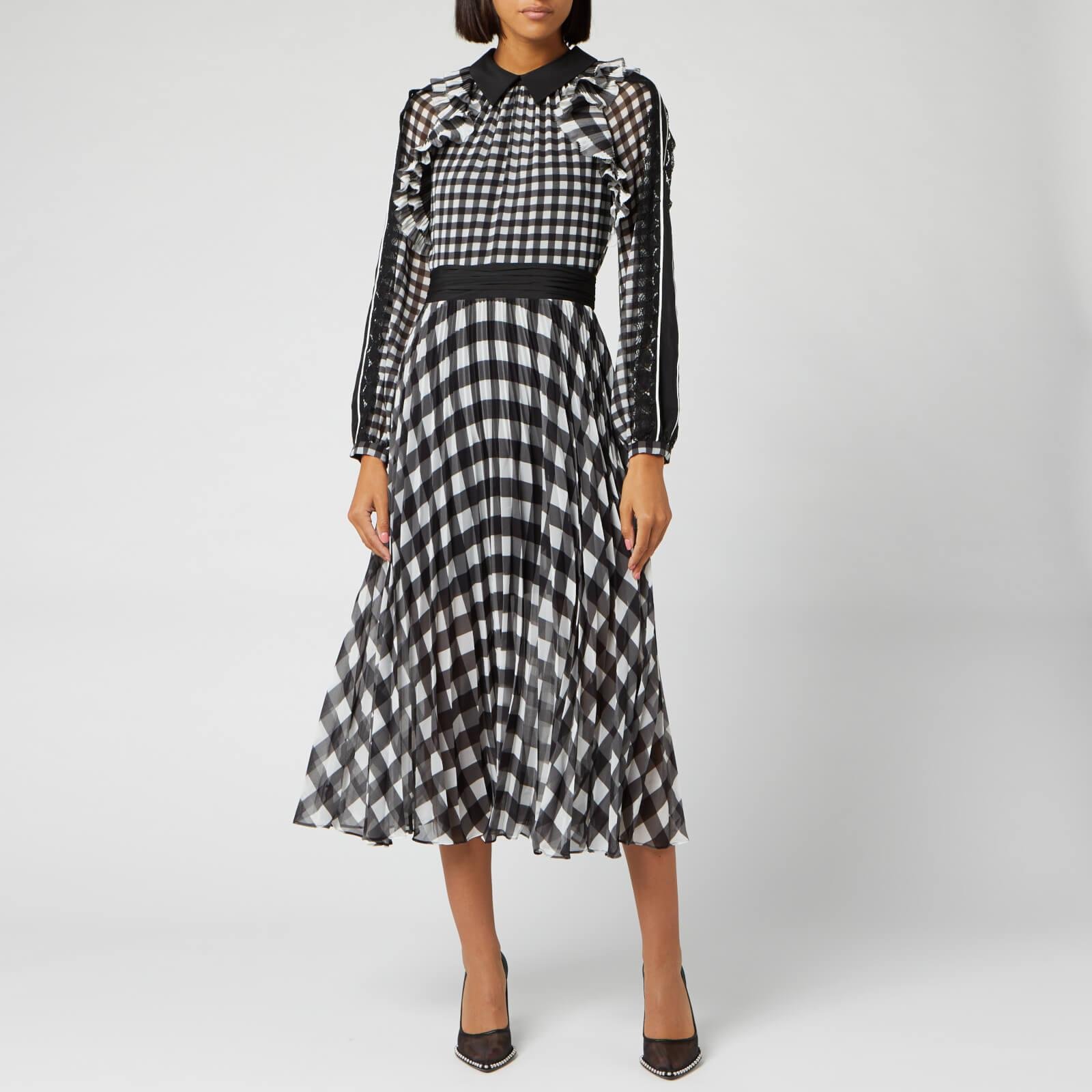 self portrait gingham dress