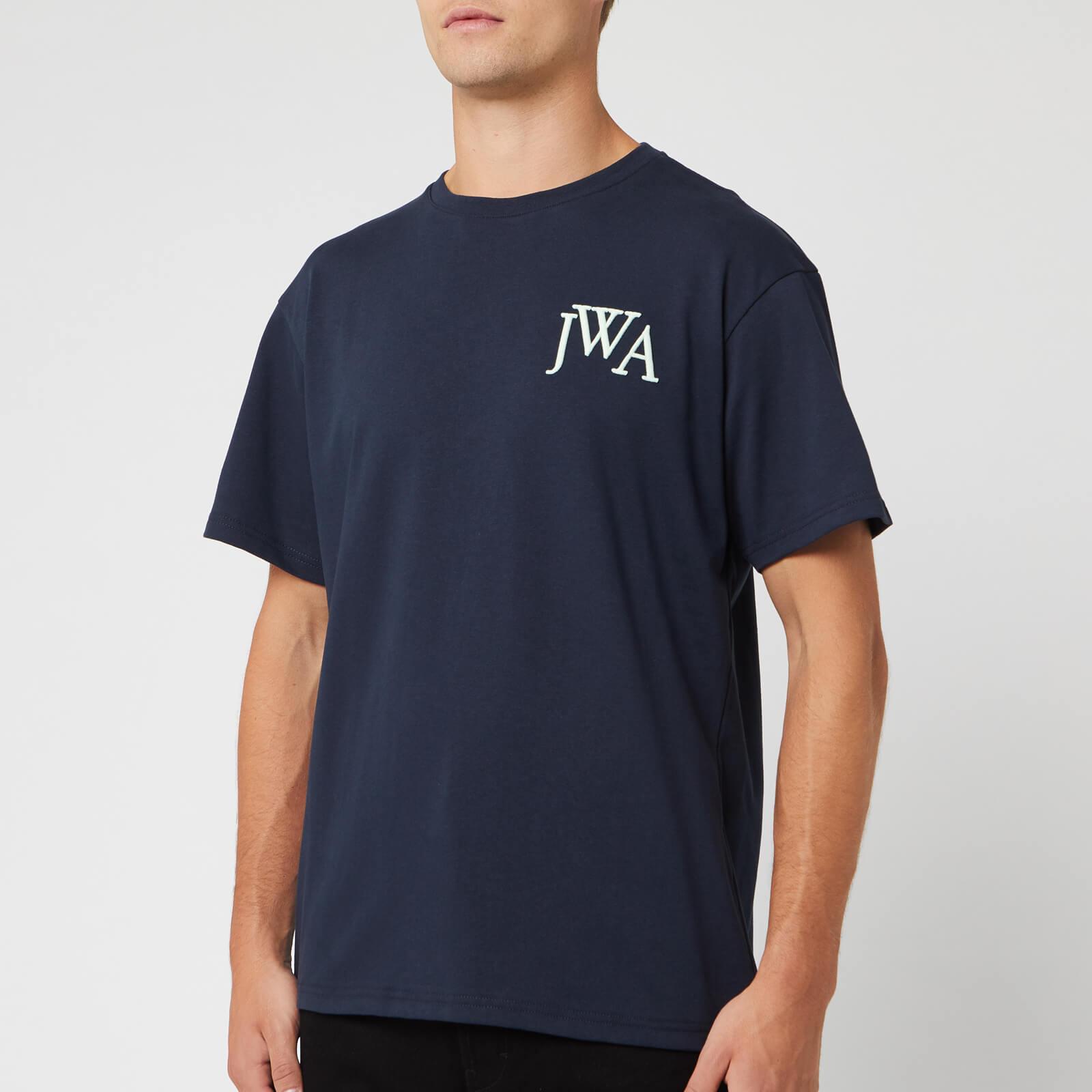 JW Anderson Jwa Embroidery Logo T-shirt in Blue for Men - Lyst