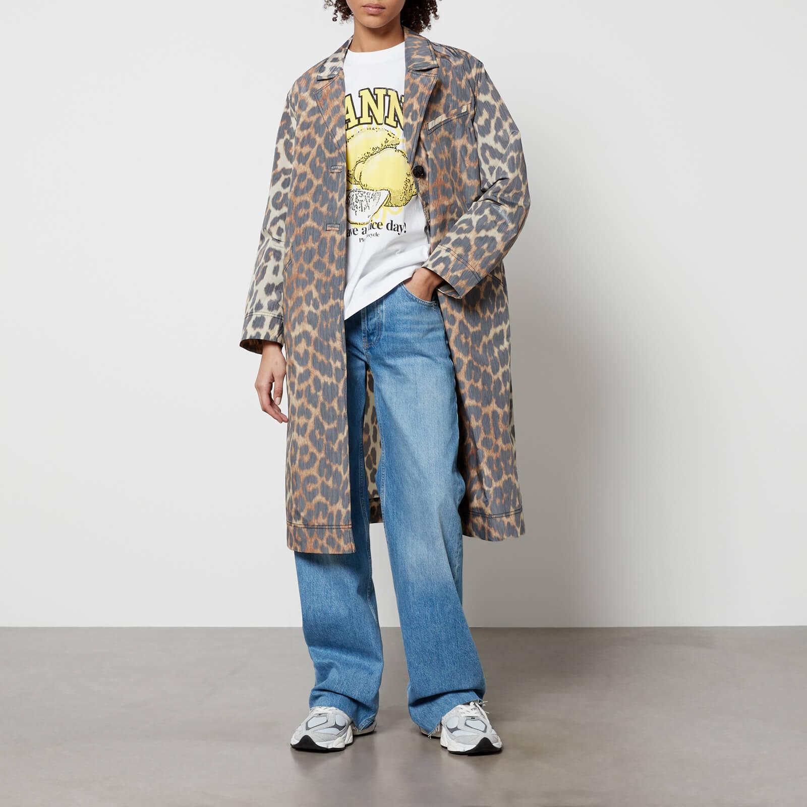 Acne leopard cheap coat