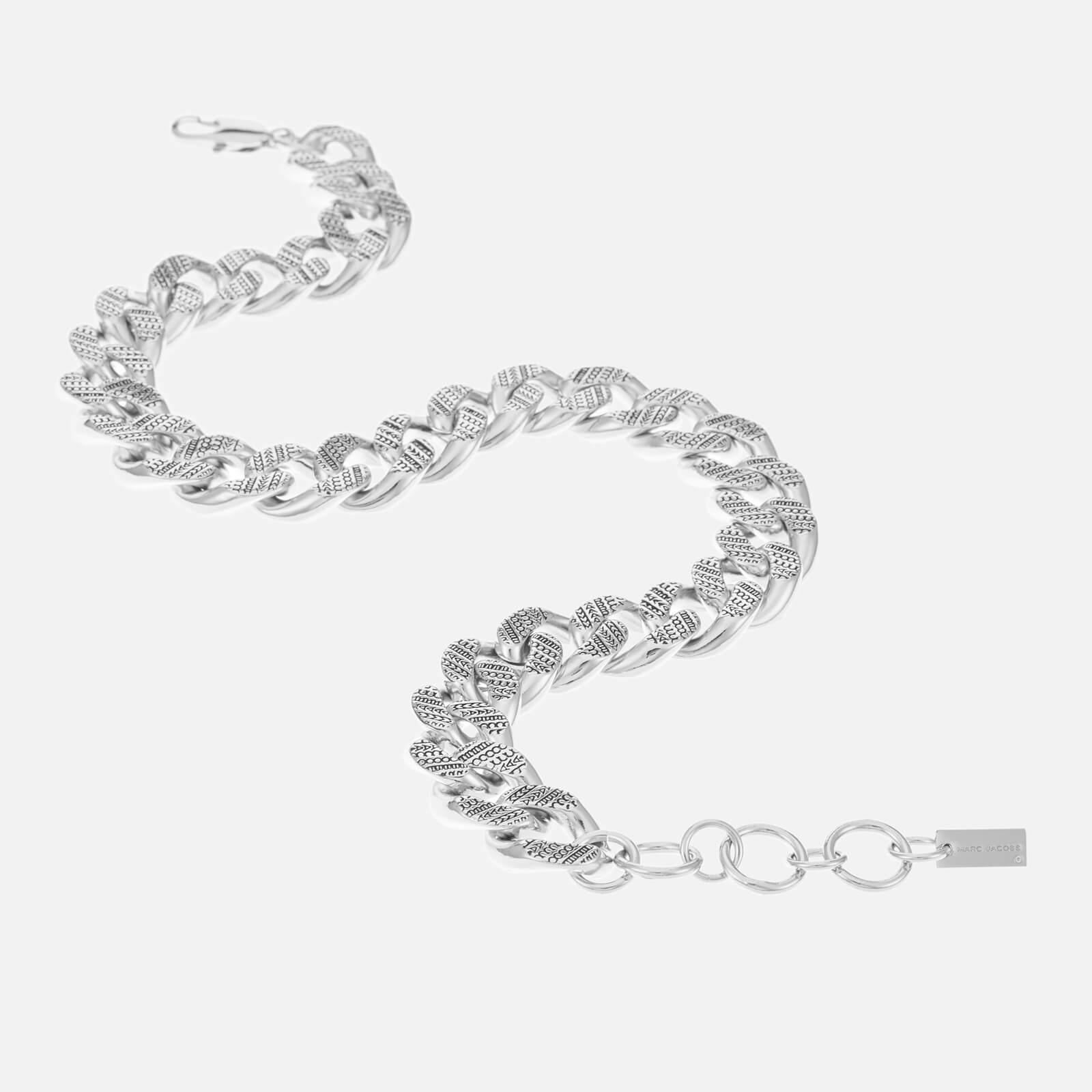 Marc Jacobs Silver 'The Monogram Chain' Necklace