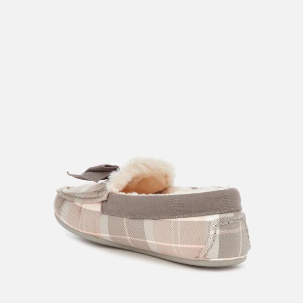 Barbour Sadie Moccasin Slippers in Pink 