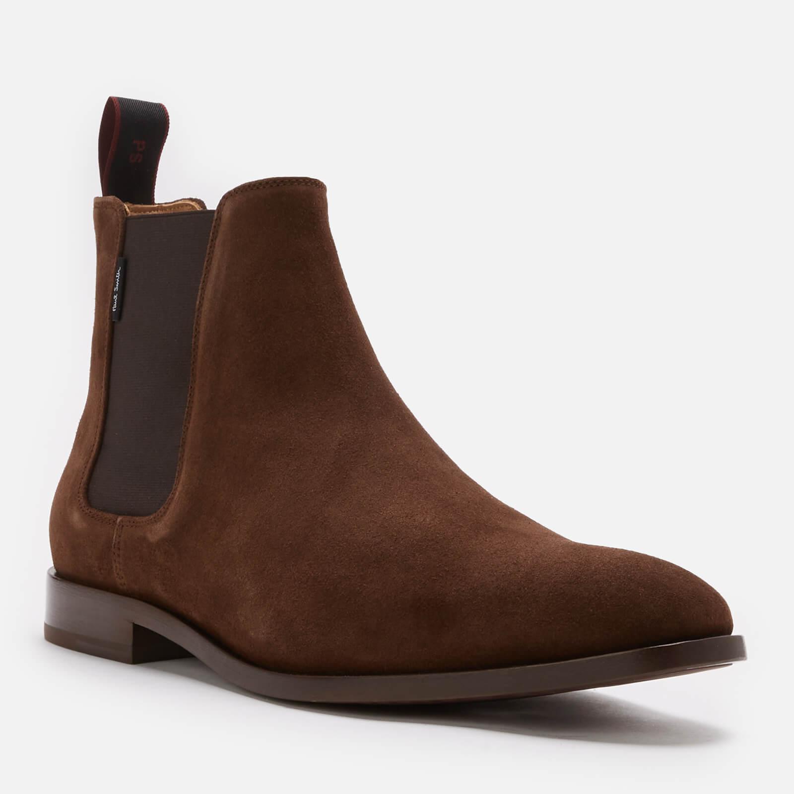 Blitz halv otte drag PS by Paul Smith Gerald Suede Chelsea Boots in Brown for Men | Lyst