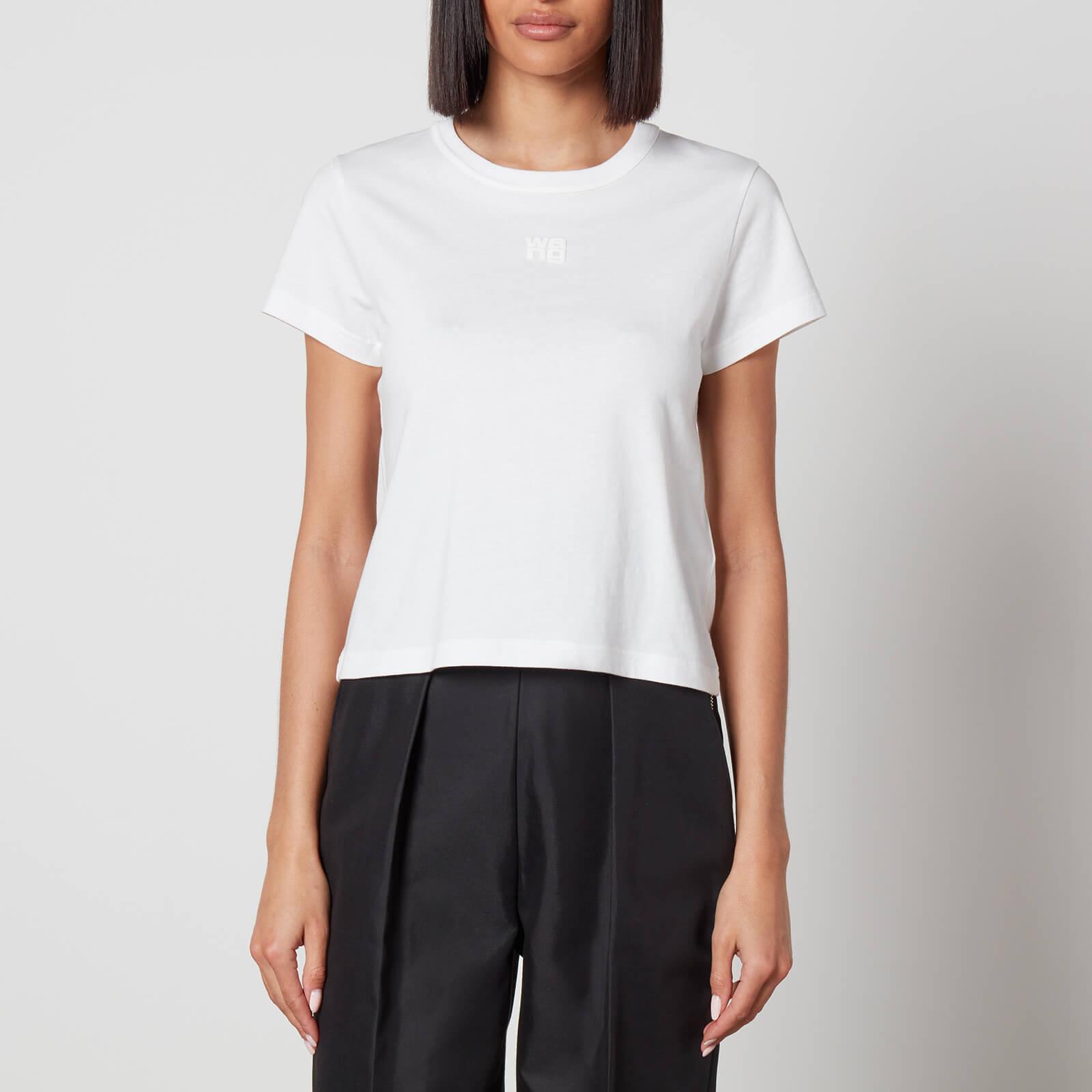 Alexander Wang Essential Logo-detailed Cotton in White | Lyst