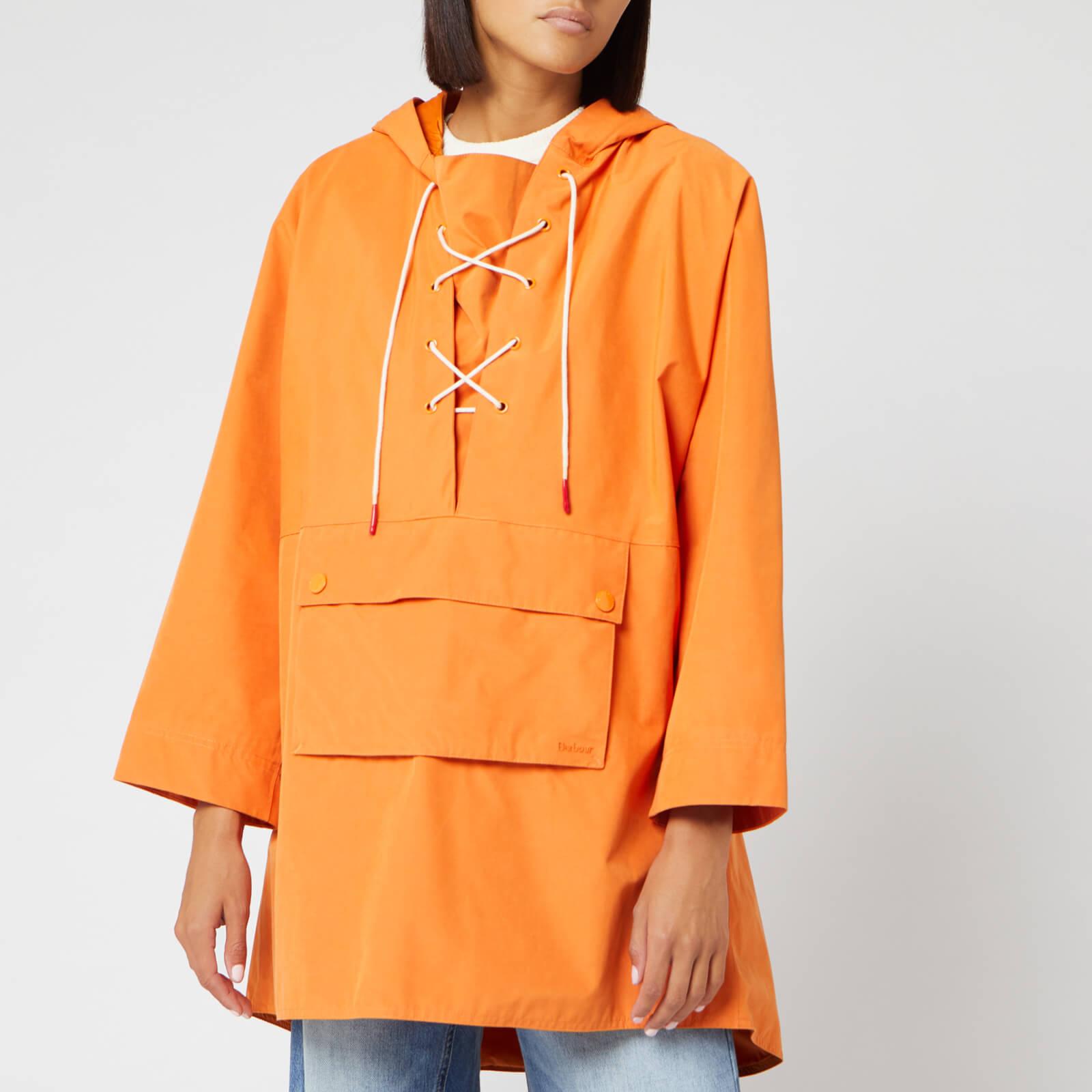 barbour orange jacket