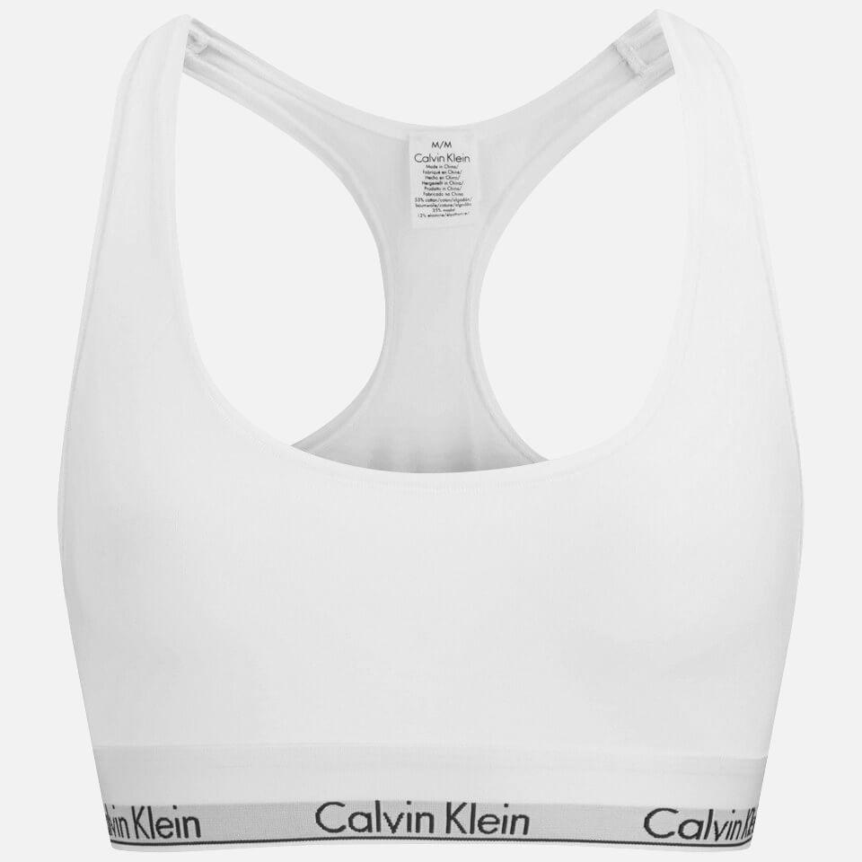 Calvin Klein Modern Cotton Bralette in White Save 25 Lyst