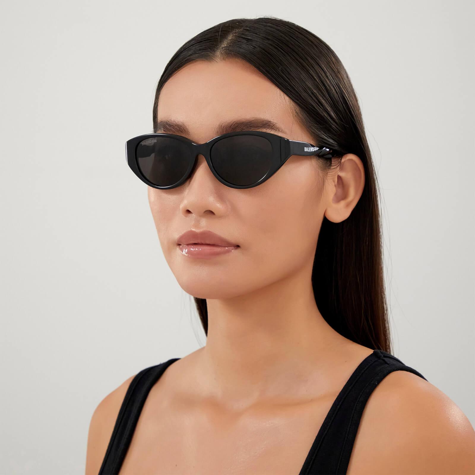 Balenciaga Twist Arm Acetate Sunglasses in Black | Lyst
