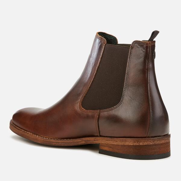 barbour raunds wing cap brogue chelsea boots