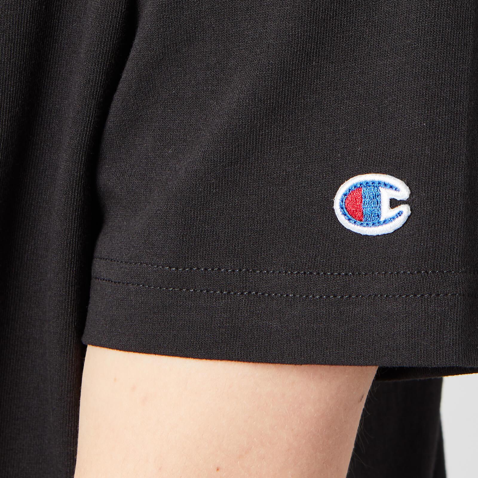 Champion Sleeve Logo Crew Neck T-shirt in Black for Men - Lyst