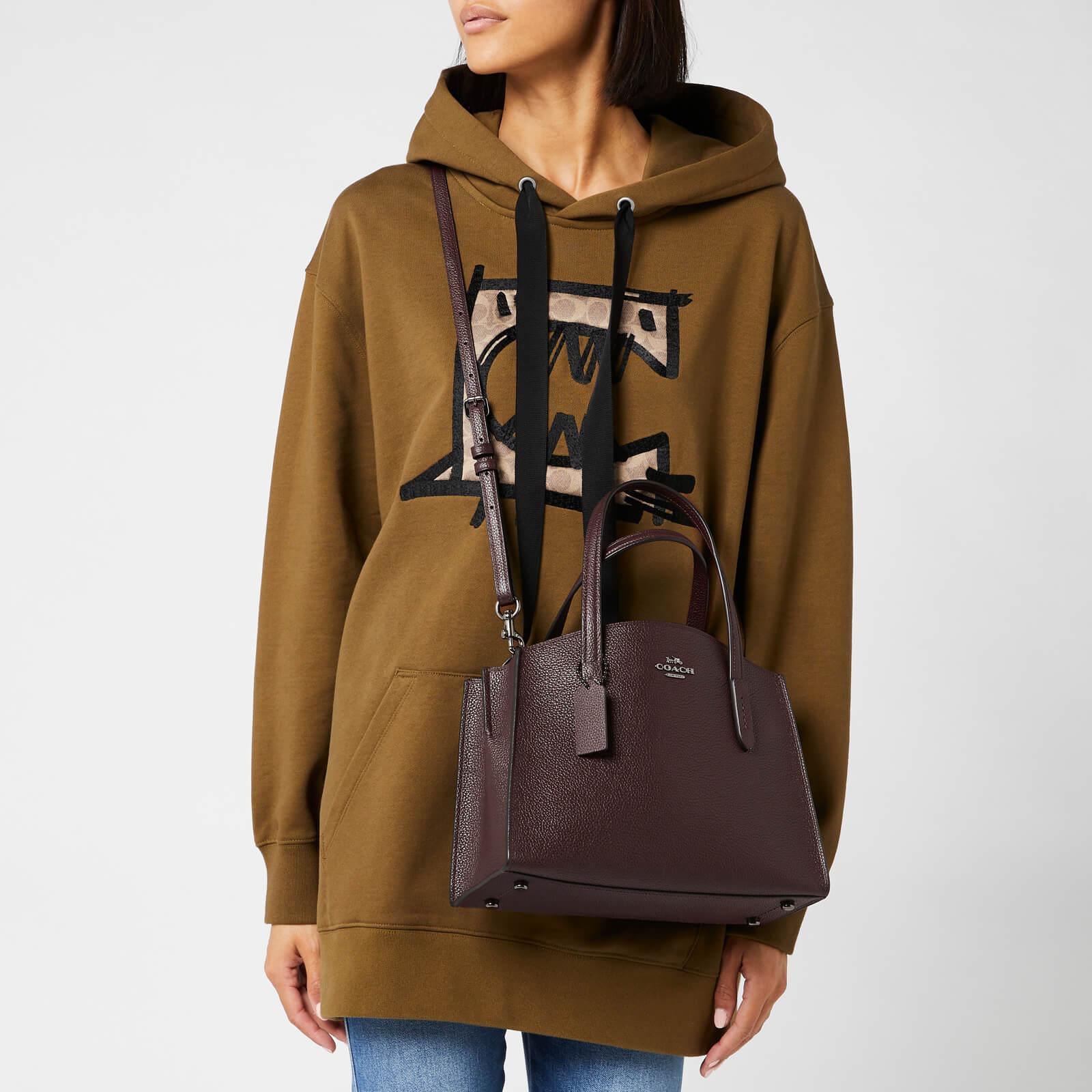 coach charlie carryall 28 oxblood