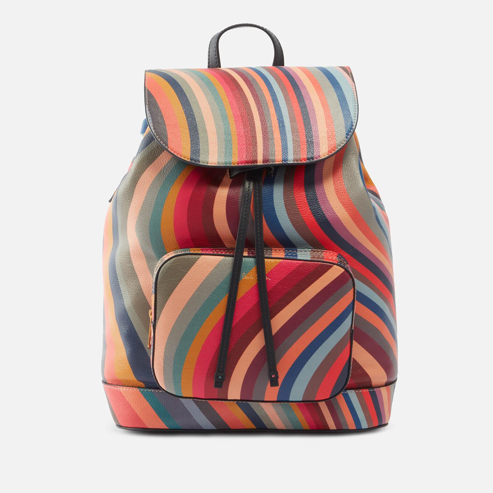 Paul Smith Leather Swirl Backpack | Lyst