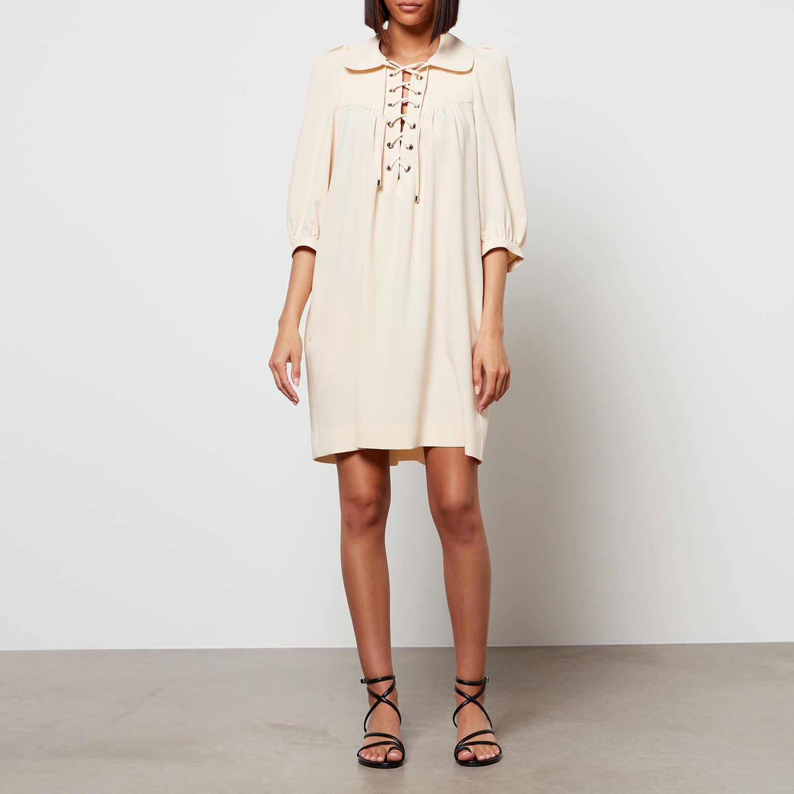 By Chloe Lace Up Shirt Dress 