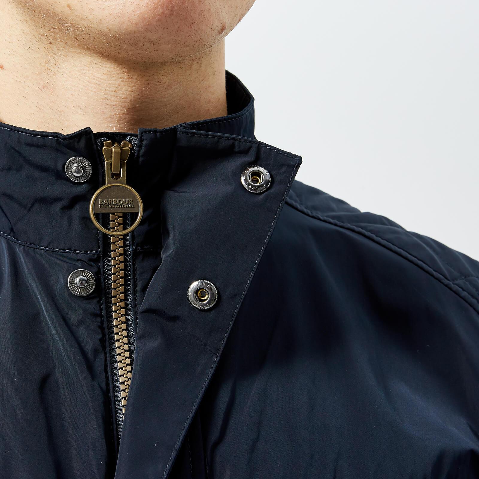 barbour stannington jacket black