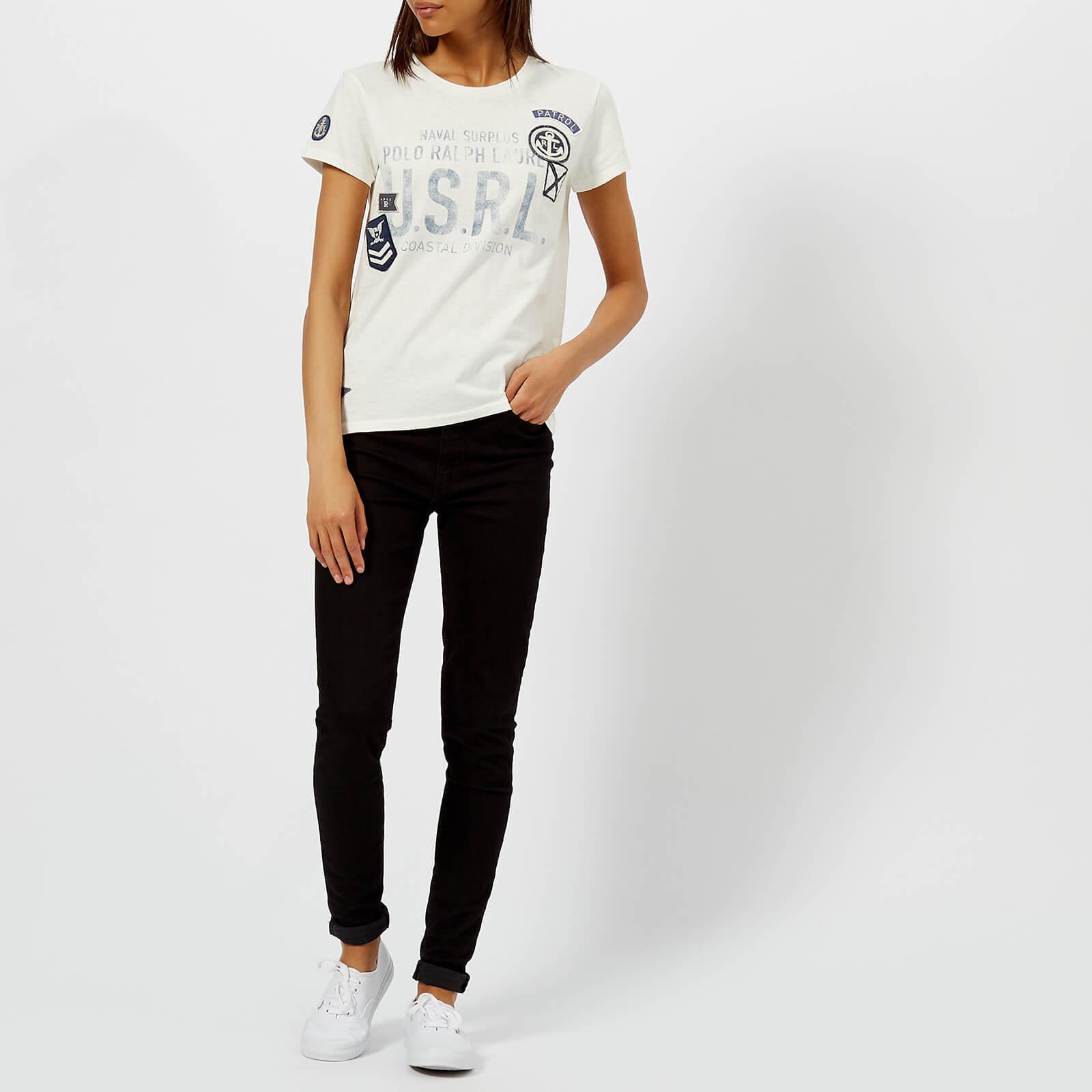 ralph lauren white tshirt women