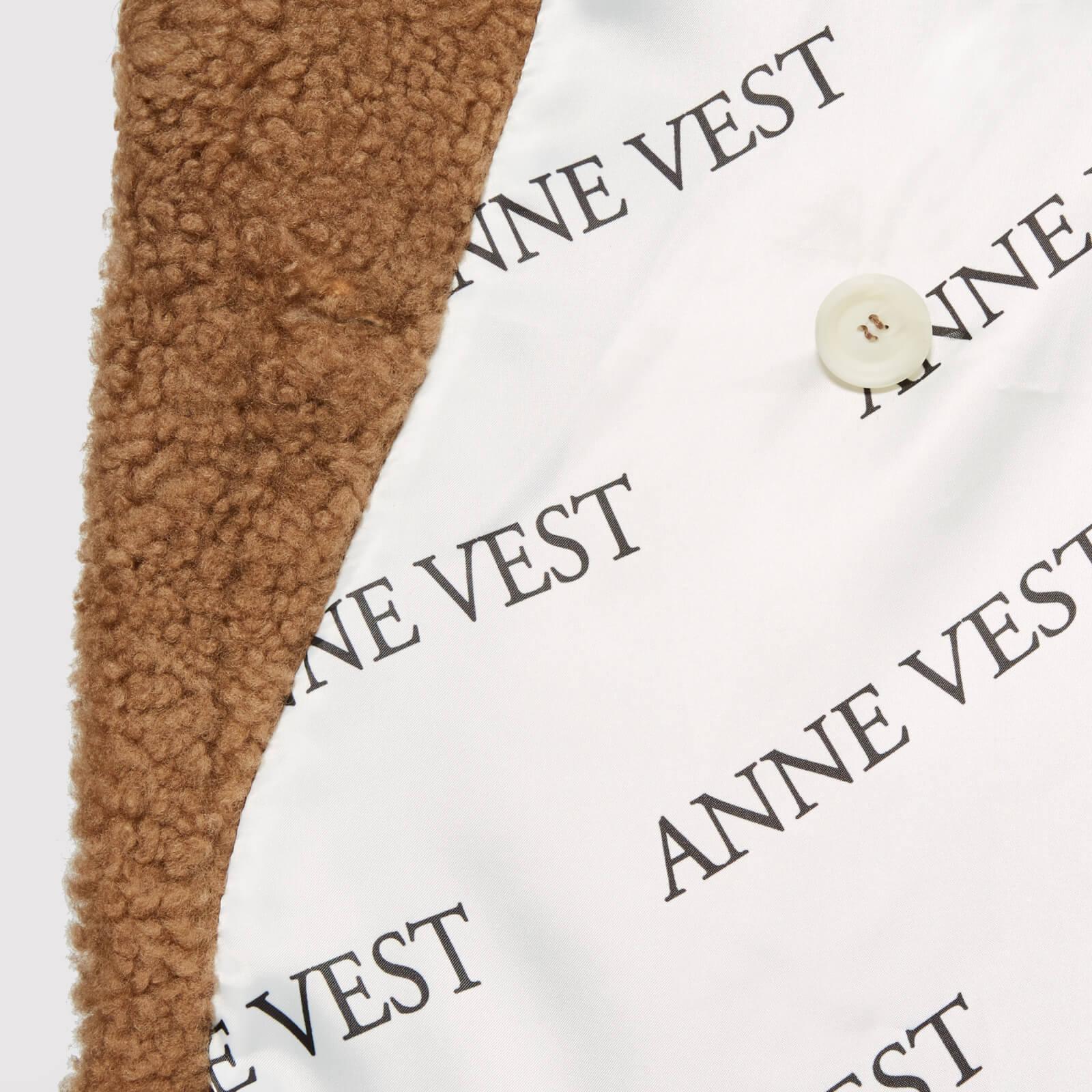 Anne Vest Leather Coze Shearling Coat - Lyst
