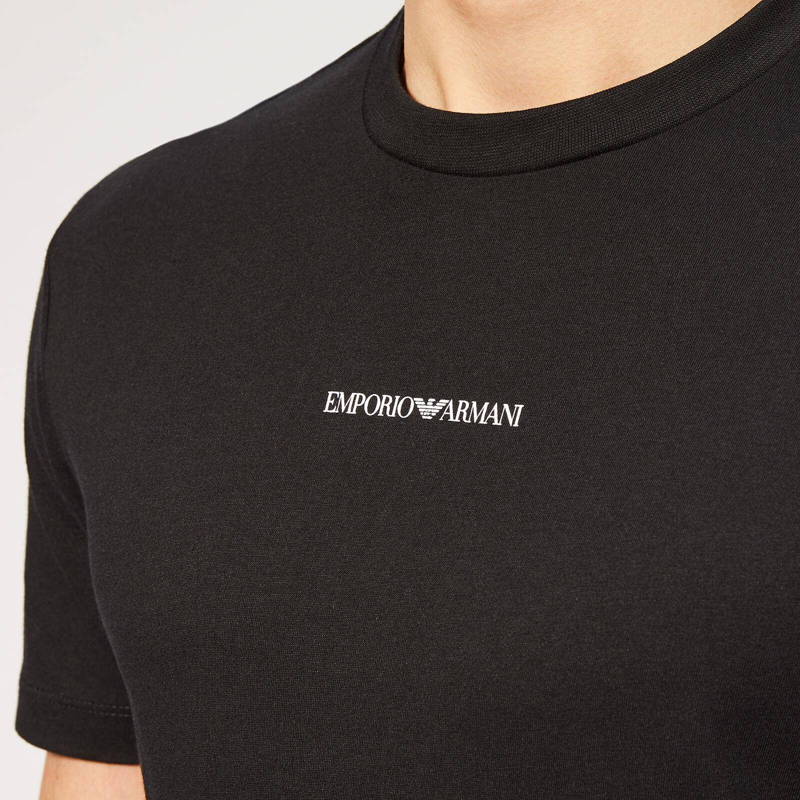 emporio armani small logo t shirt