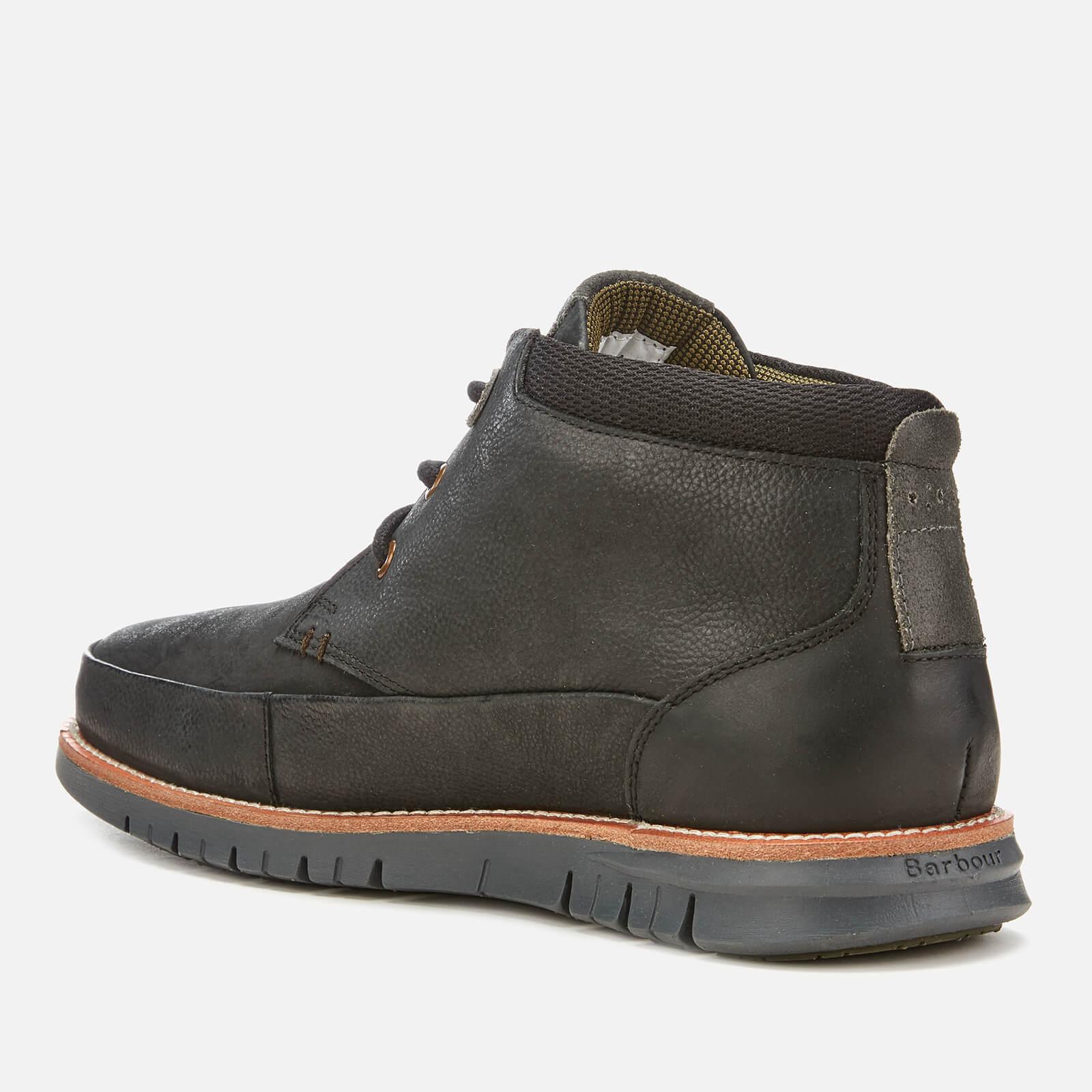 barbour black nelson chukka boot