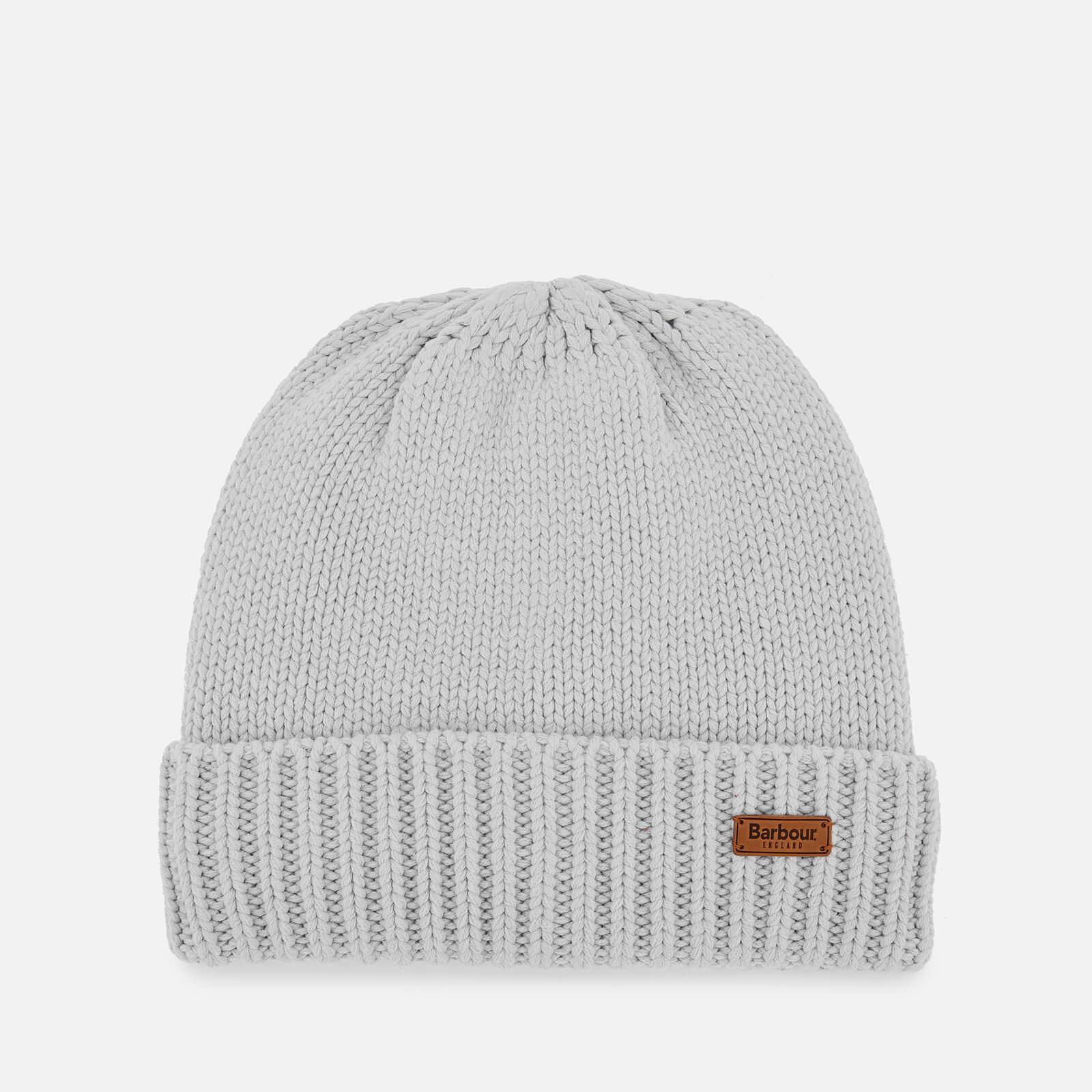 barbour grey hat and scarf set