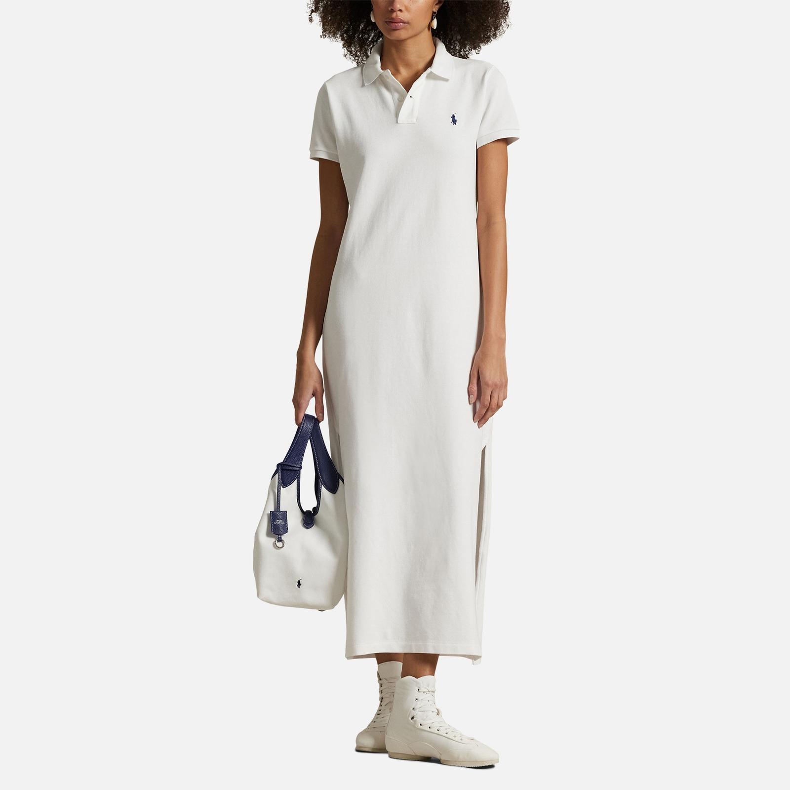 ワンピース Polo Ralph Lauren Stretch Cotton Long Dress Polo Ralph Lauren Stretch Cotton Long Dress With Logo in