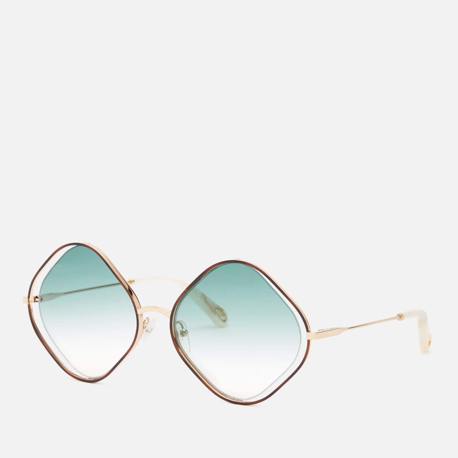 Chloé Poppy Diamond Frame Sunglasses | Lyst