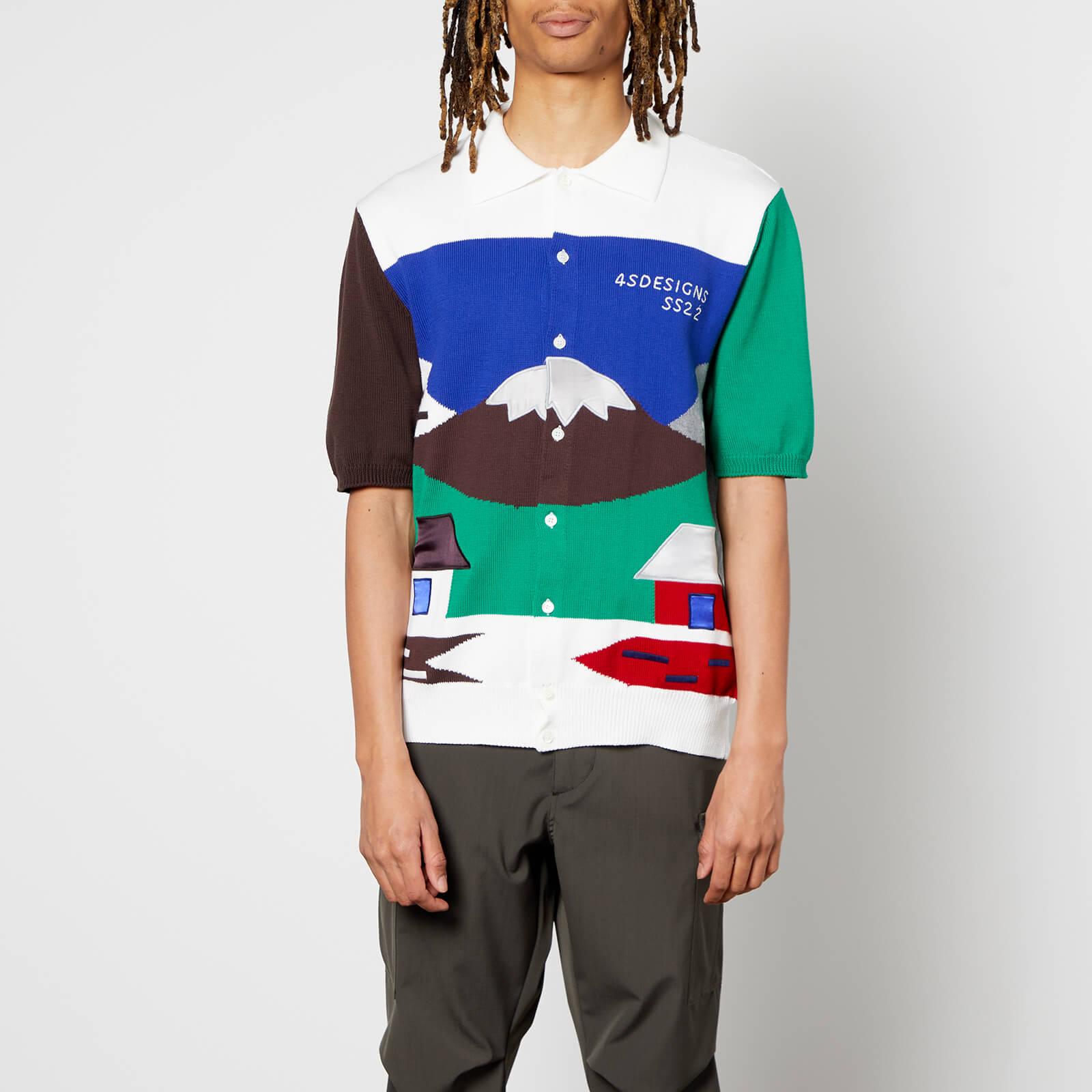 4SDESIGNS Knit Camp Landscape Shirt for 
