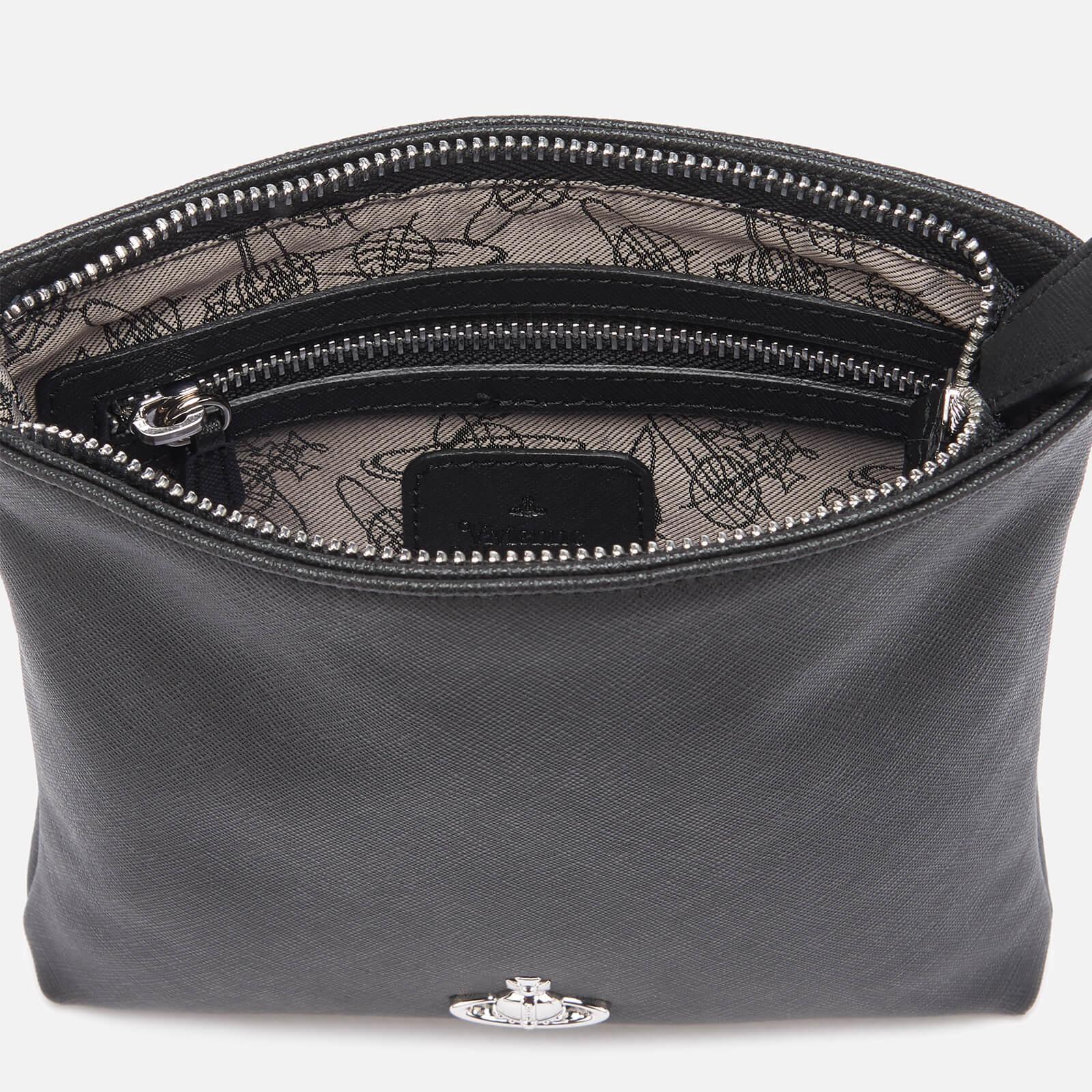 Vivienne Westwood Leather Victoria Square Cross Body Bag in Black Lyst