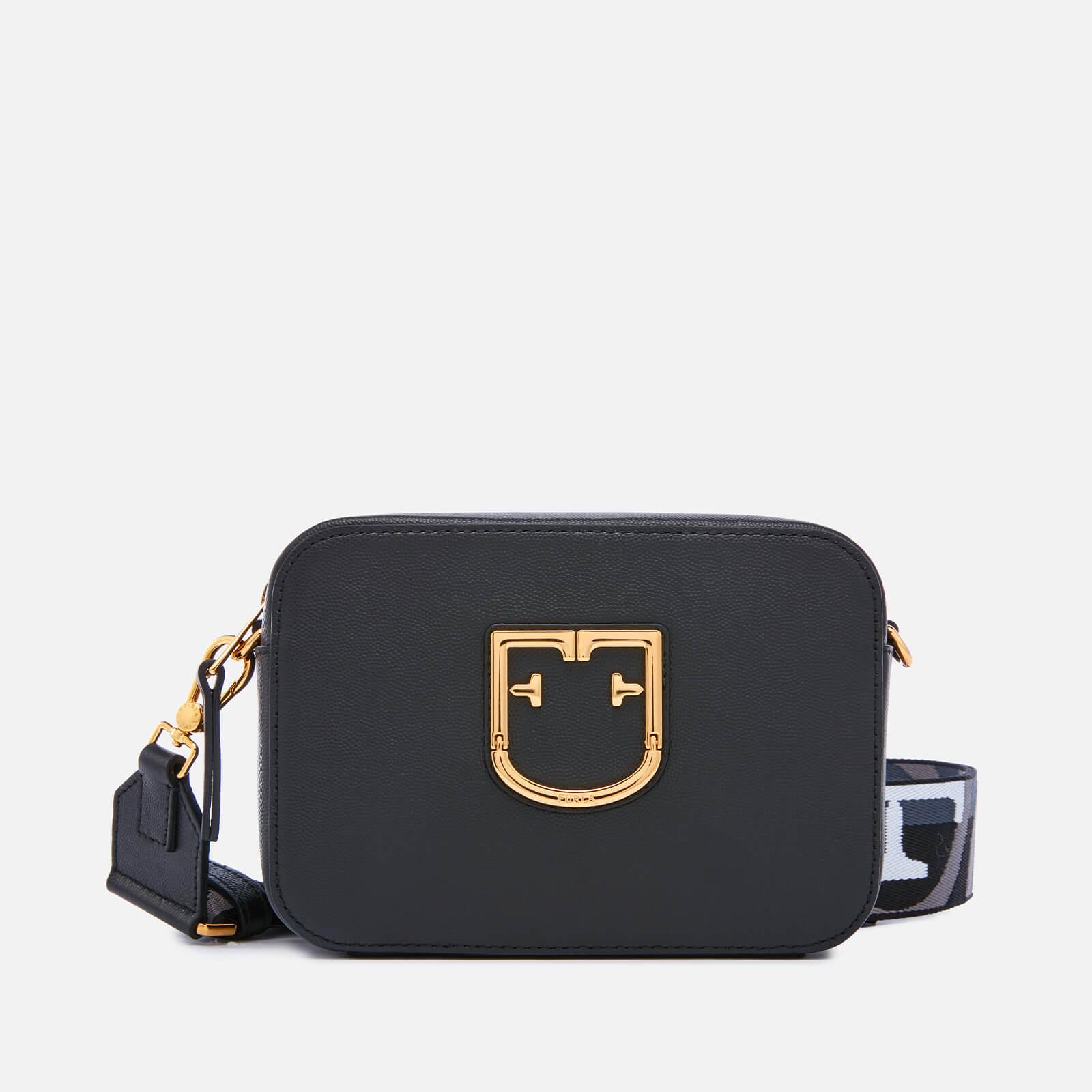 Furla Brava Mini Cross Body Bag in Black | Lyst