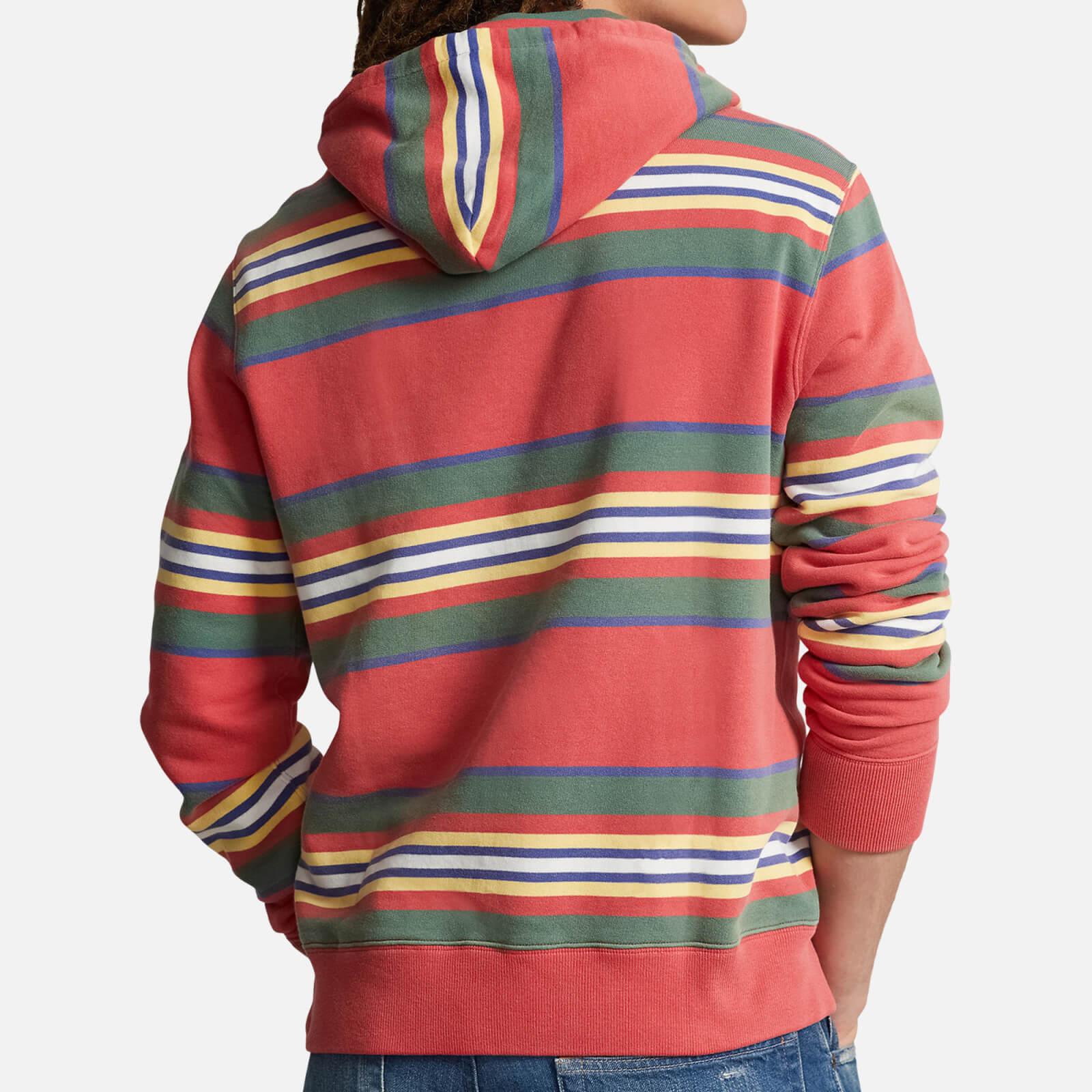 Polo Ralph Lauren Long Sleeve Multi Stripe Hooded Sweatshirt in