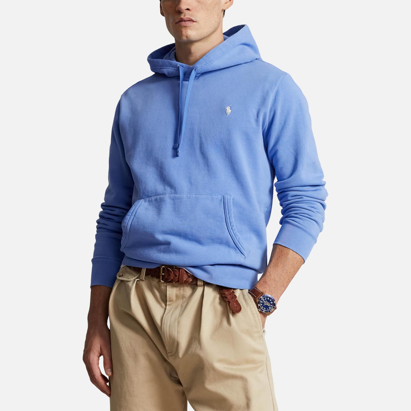 Polo Ralph Lauren Loopback Terry Hoodie in Blue for Men | Lyst