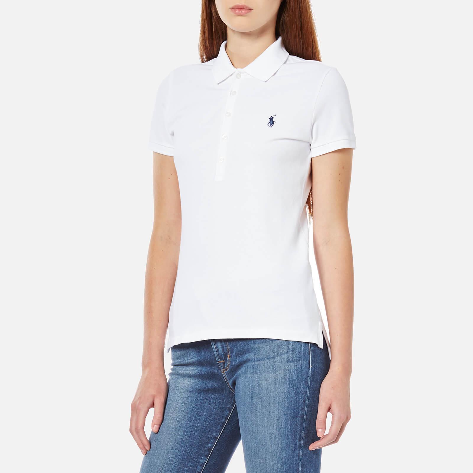 Polo Ralph Julie White Shirt Lauren 7ybfgvIY6