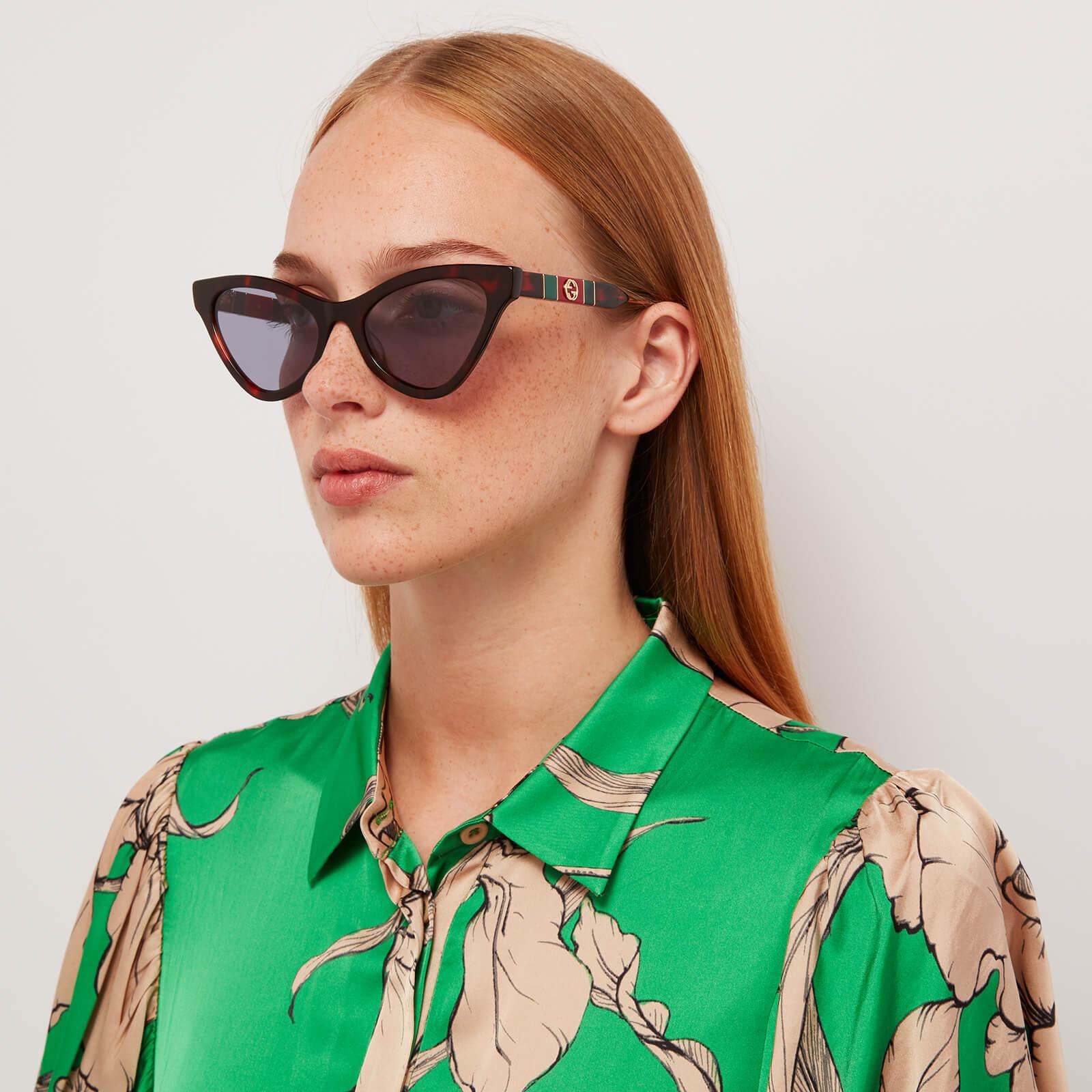 Gucci Synthetic GG0597S 002 Women's Sunglasses Tortoiseshell in Orange  (Blue) - Save 57% | Lyst