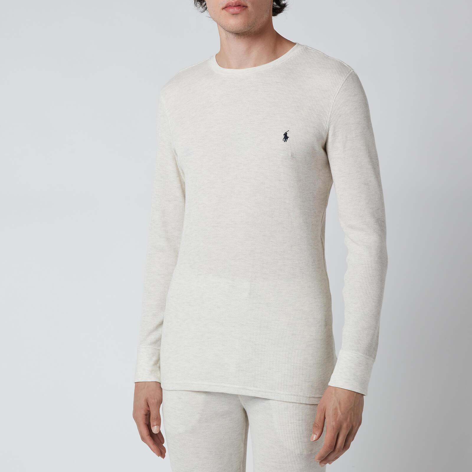 Polo Ralph Lauren Cotton Waffle Knit Long Sleeve Top in Beige (White) for  Men | Lyst