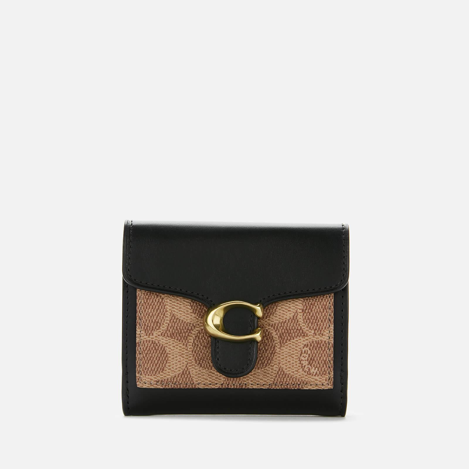 COACH Colorblock Tabby Small Wallet in Black | Lyst