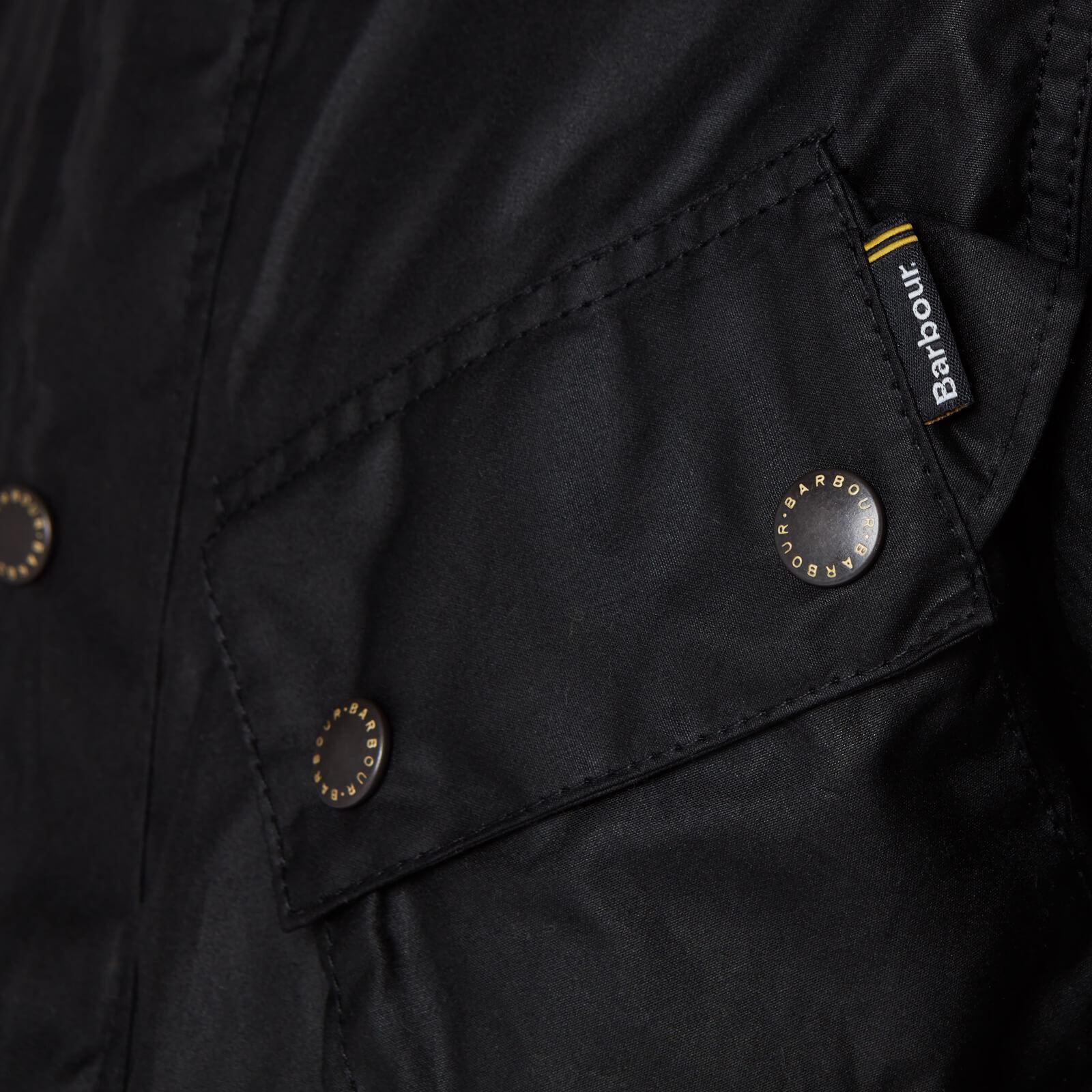 Barbour Cotton Slim International Wax Jacket in Black/Black (Black) for Men  - Save 56% | Lyst