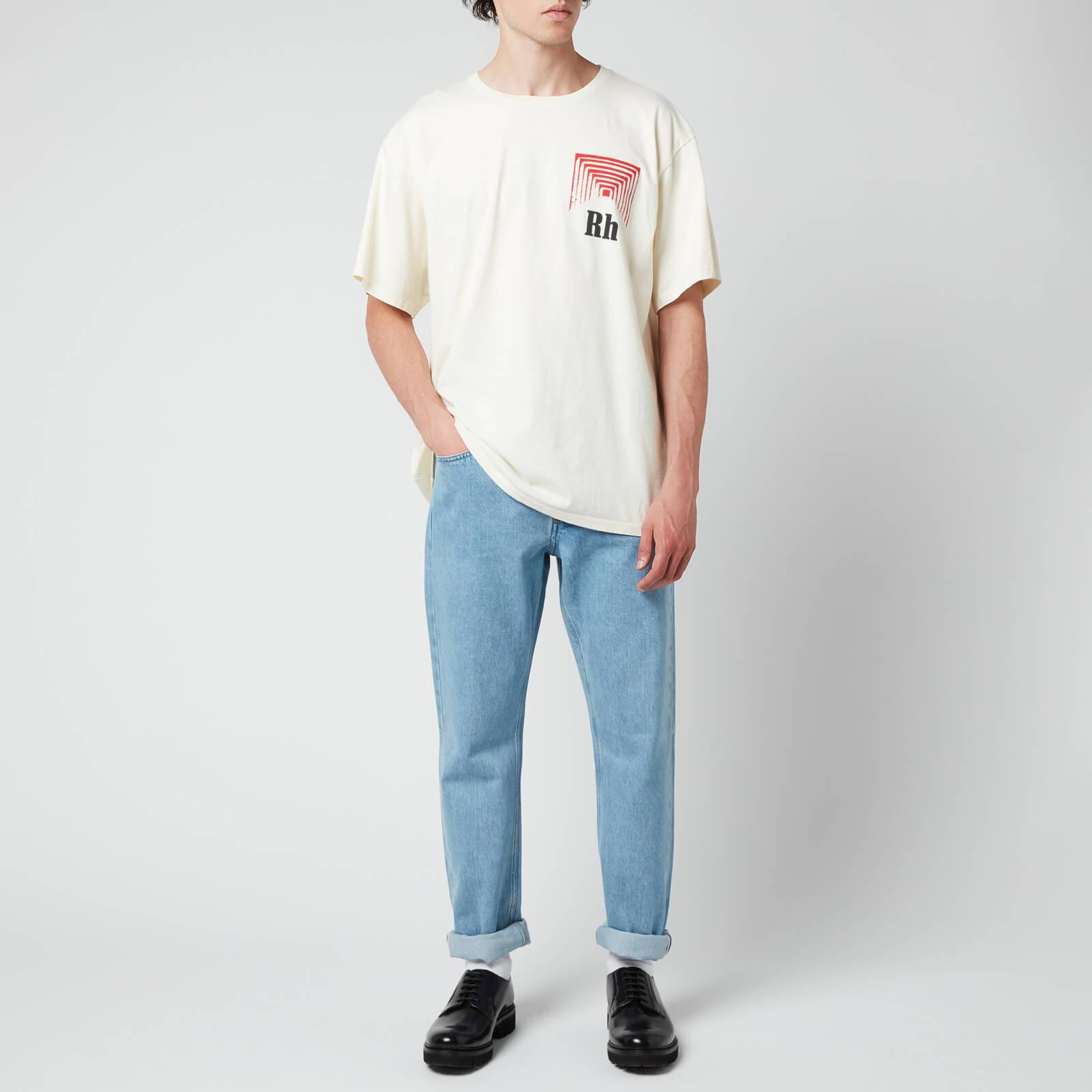 Rhude Cotton Box Perspective T-shirt in 