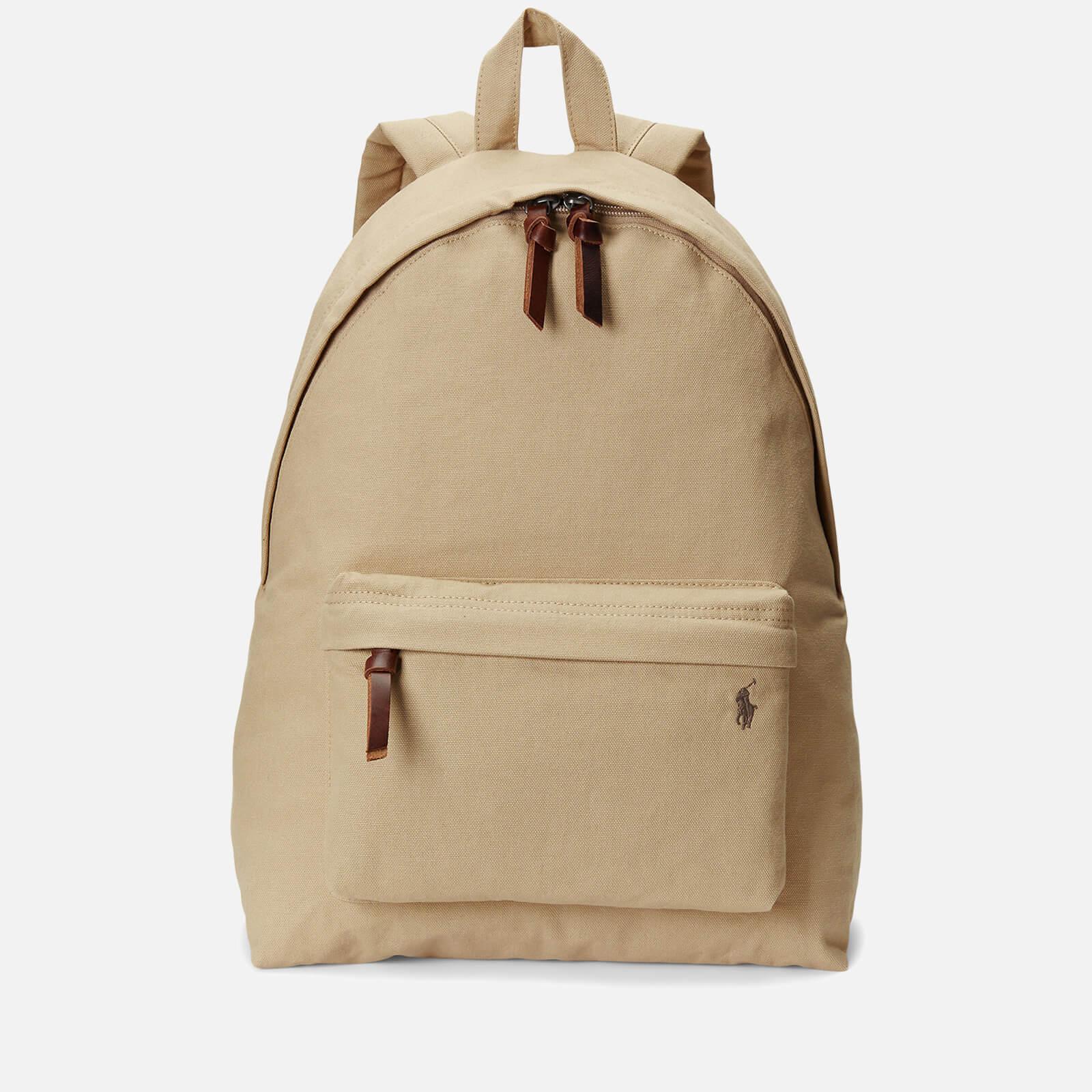 Polo Ralph Lauren logo-stamp Leather Backpack - Farfetch