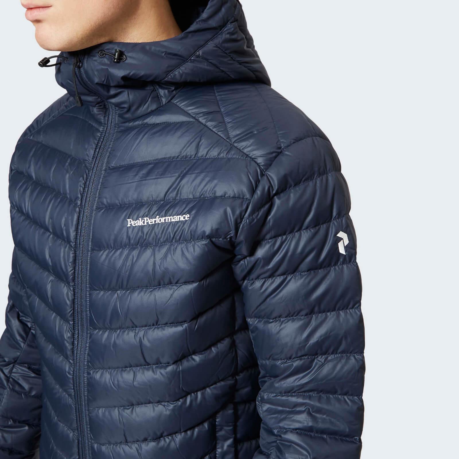 frost down hood jacket blue