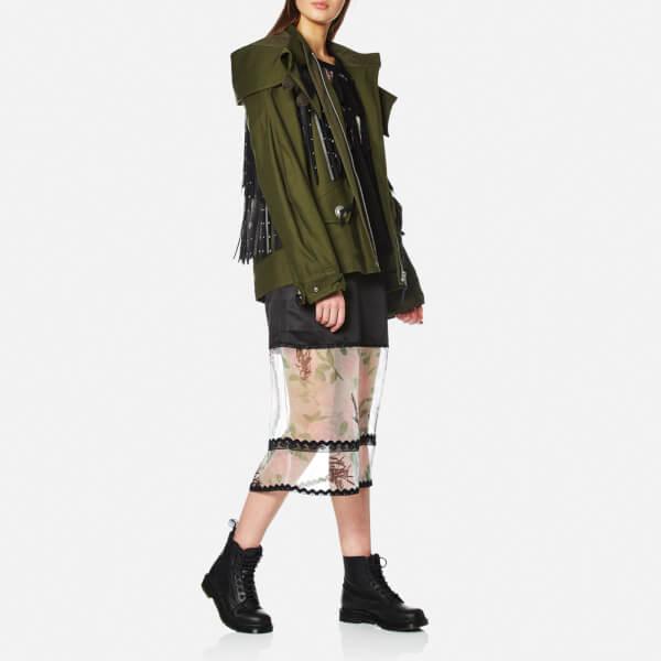 coach military jacket