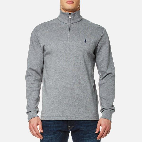 Polo Ralph Lauren Men's 1/4 Zip Pima Cotton Sweatshirt in Grey (Gray) for  Men | Lyst