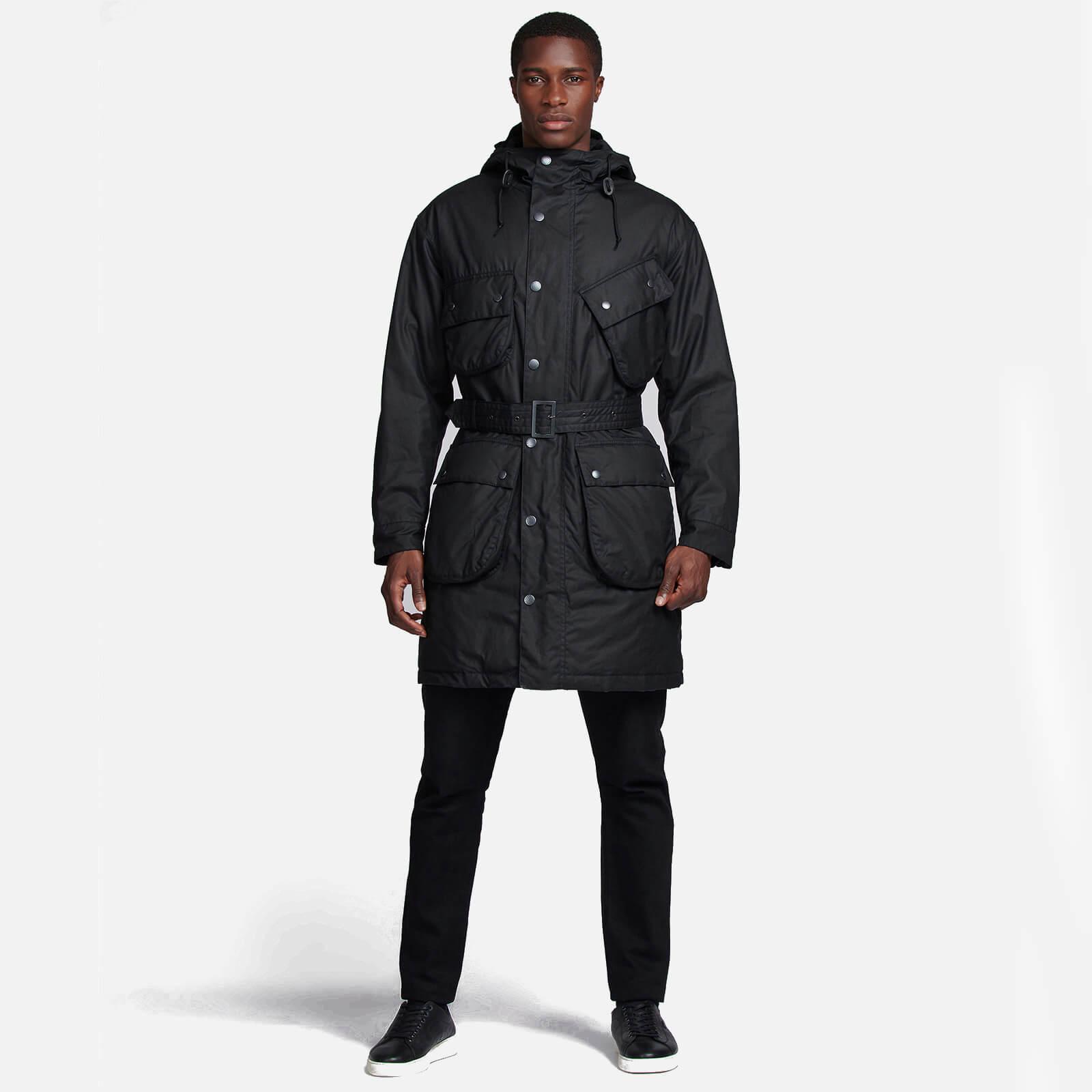 Barbour X Engineered Garments Brookdale Wax Parka in Black for Men